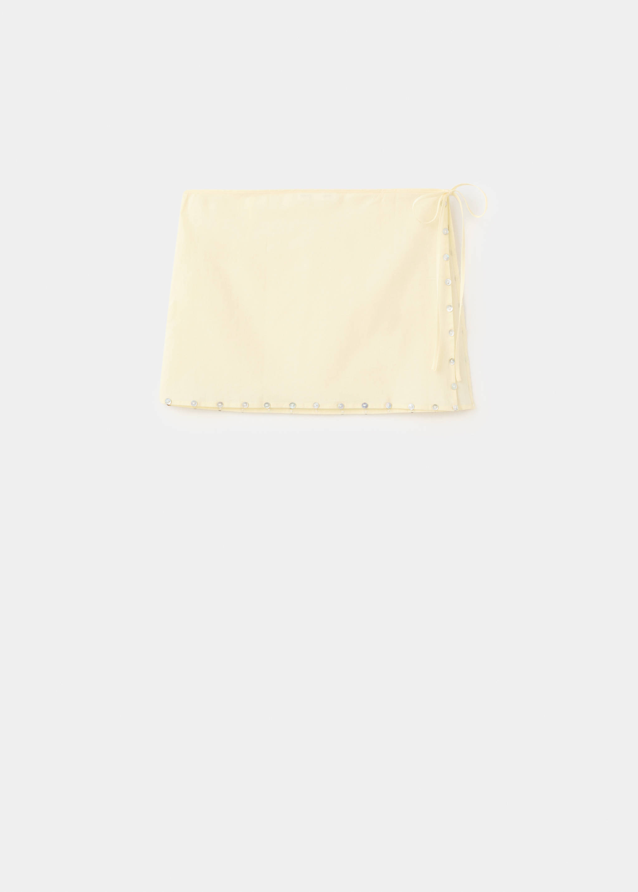 Cotton skirt with button detail - Article without model