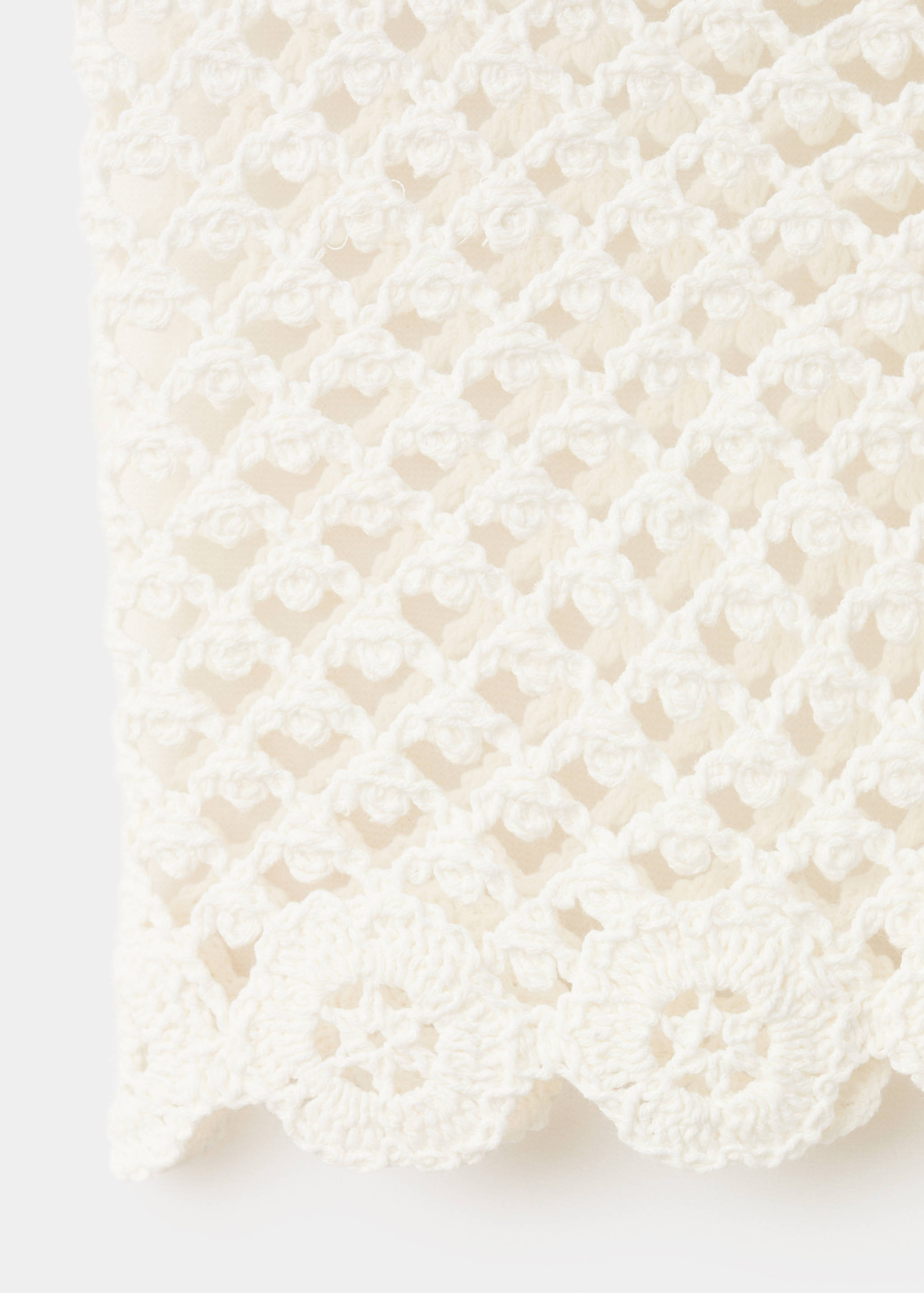 Crochet bow mini-skirt - Details of the article 0