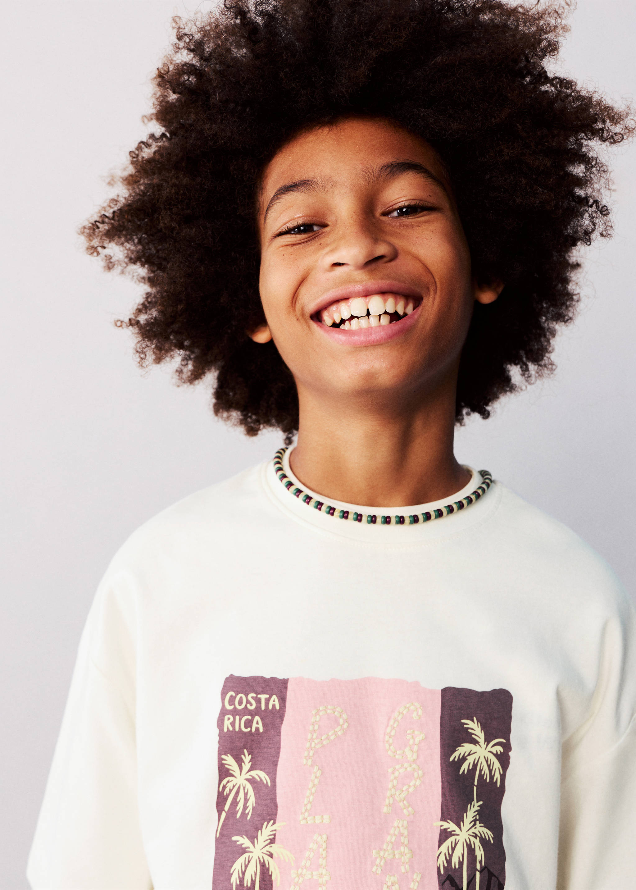 Tryckt bomull t-shirt - Detaljer om artikeln 1