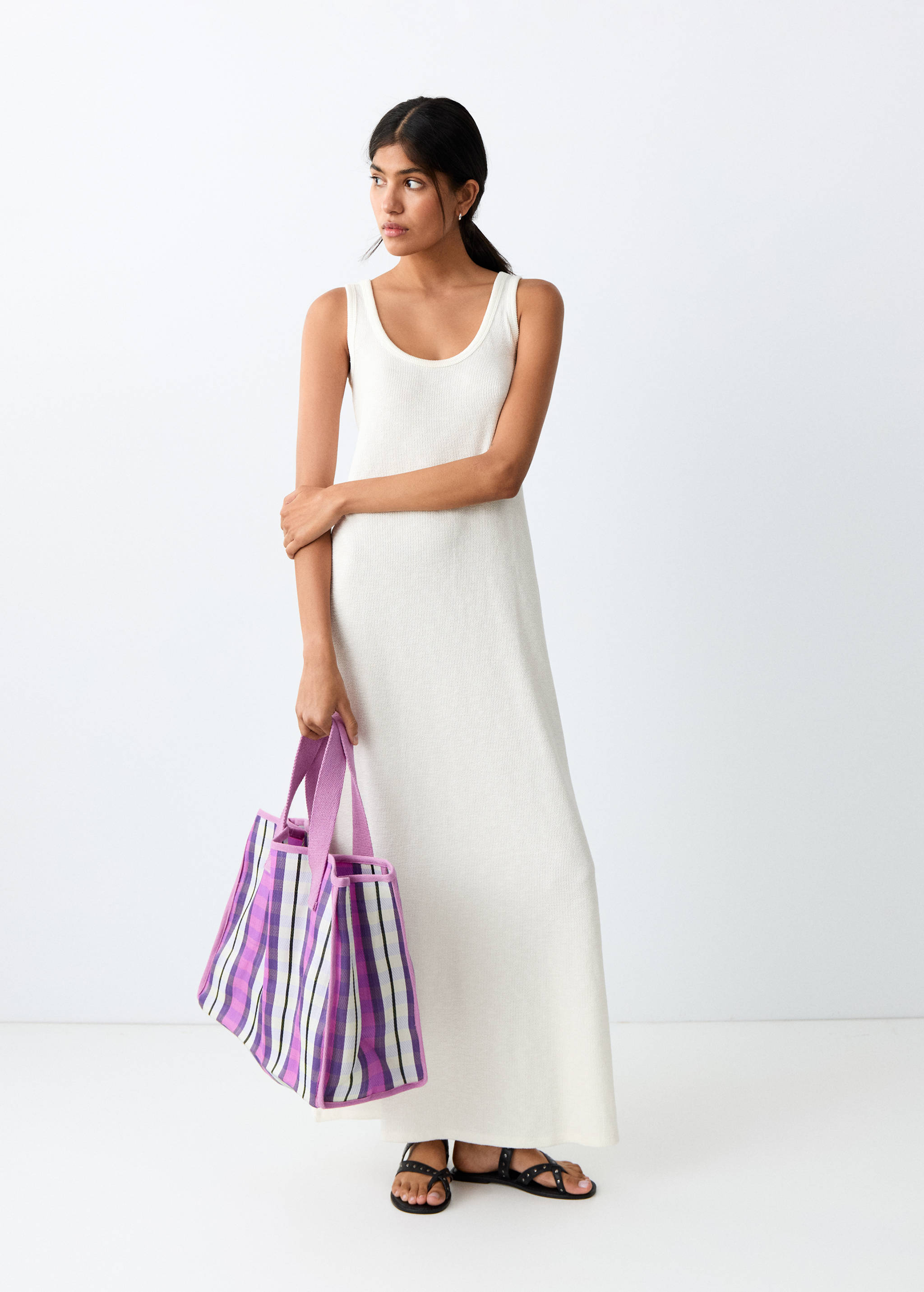 Robe longue coton - Plan général