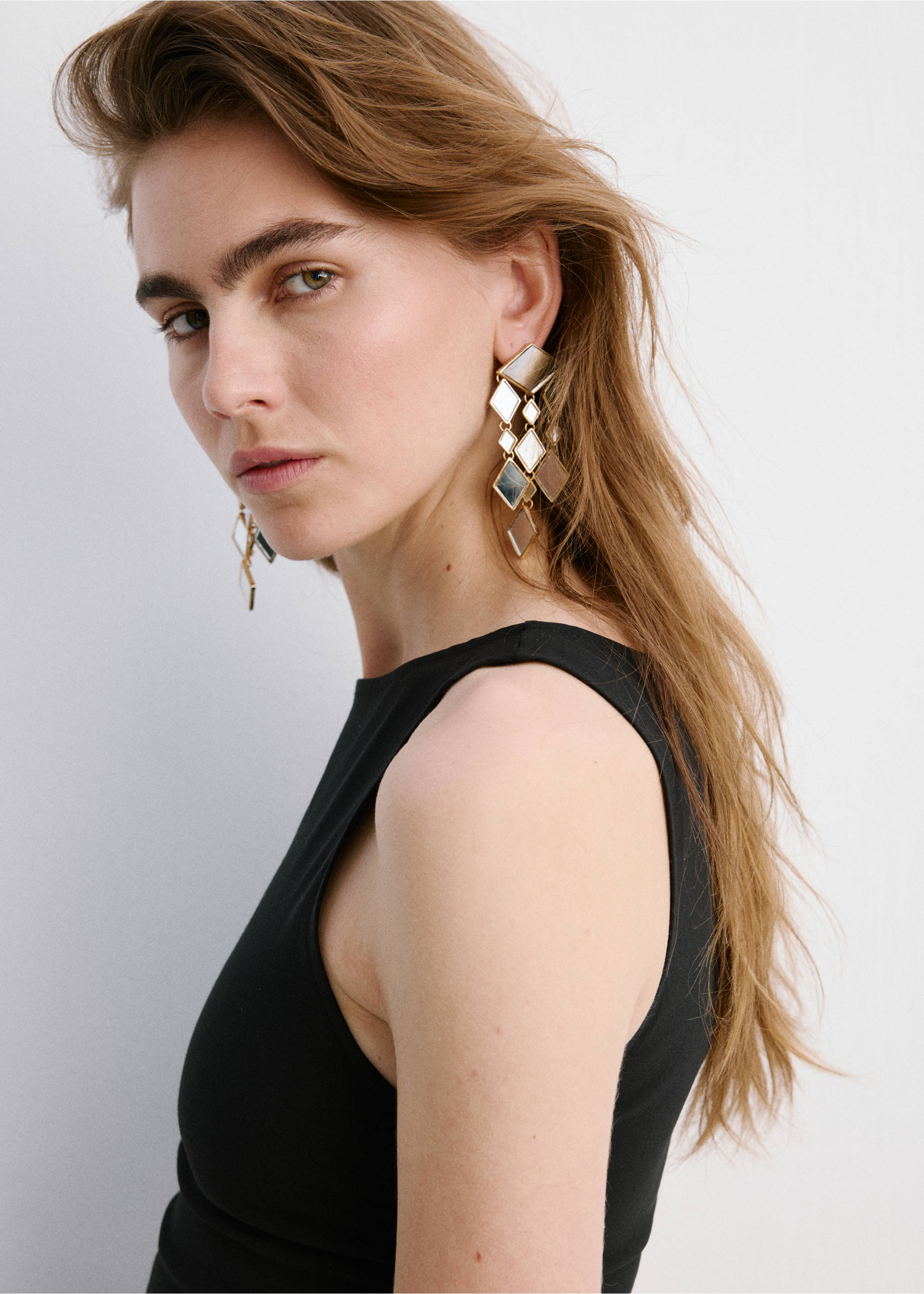 Robe courte évasée - Détail de l'article 1, Noir. Ref: 27089057-00.