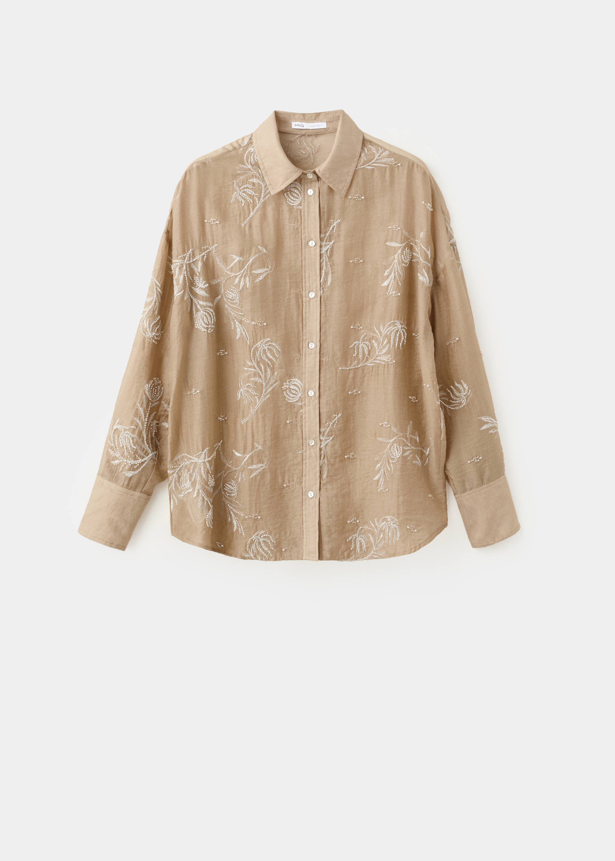 Camisa lyocell bordada - Artículo sin modelo