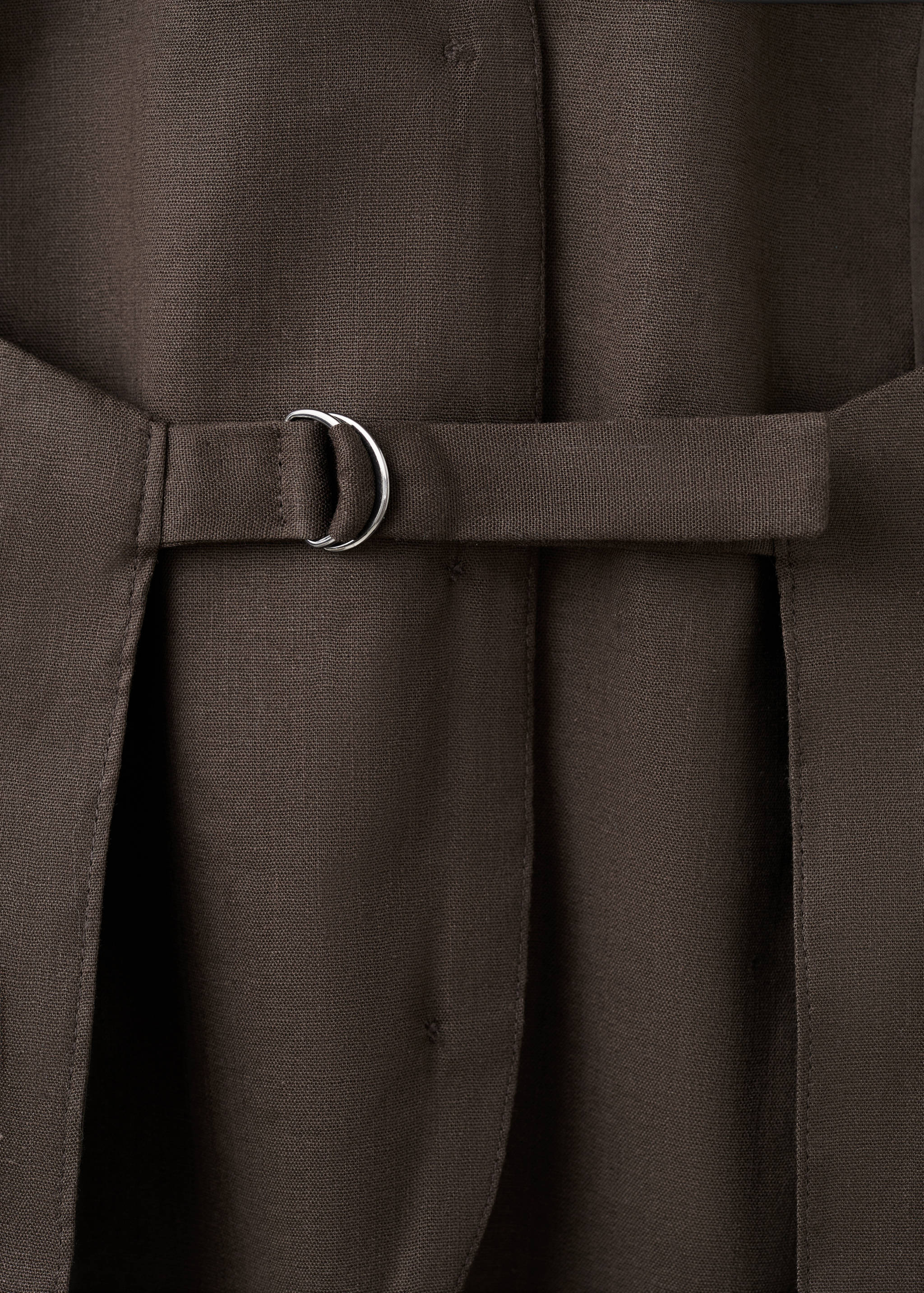 Halter neck linen waistcoat - Details of the article 0