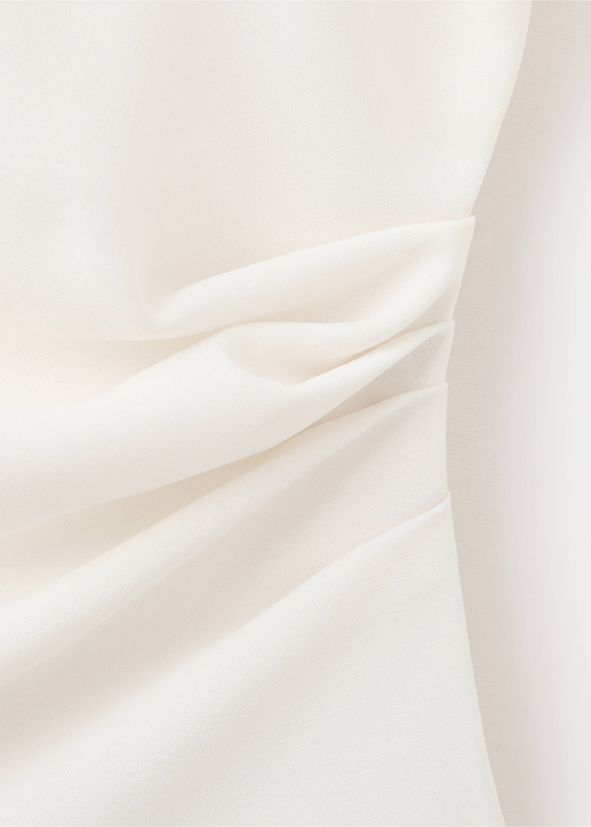 Blouse asymétrique détail froncé - Détail de l'article 0, Écru. Ref: 27089064-00.