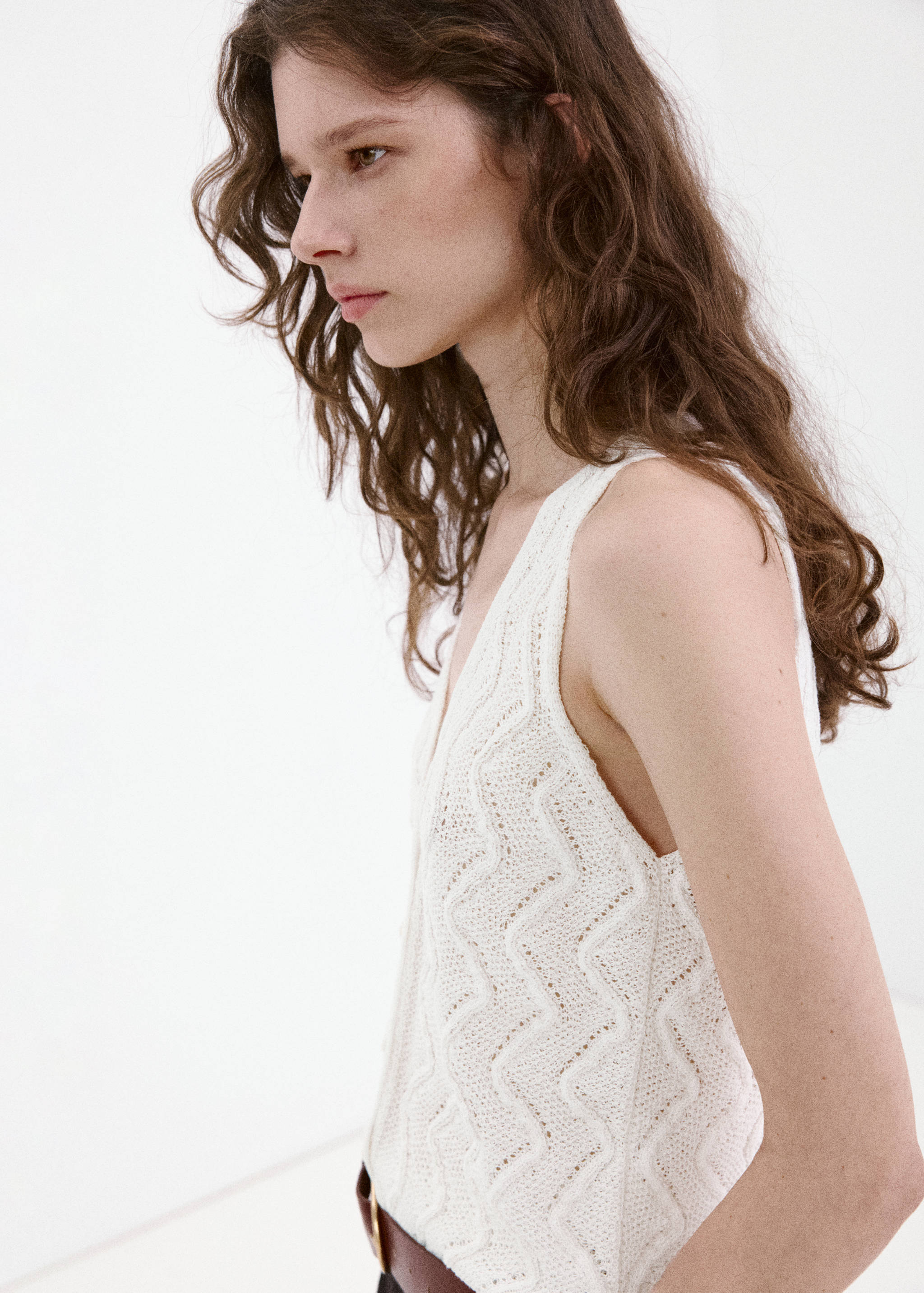 Chaleco punto algodón - Detalle del artículo 1