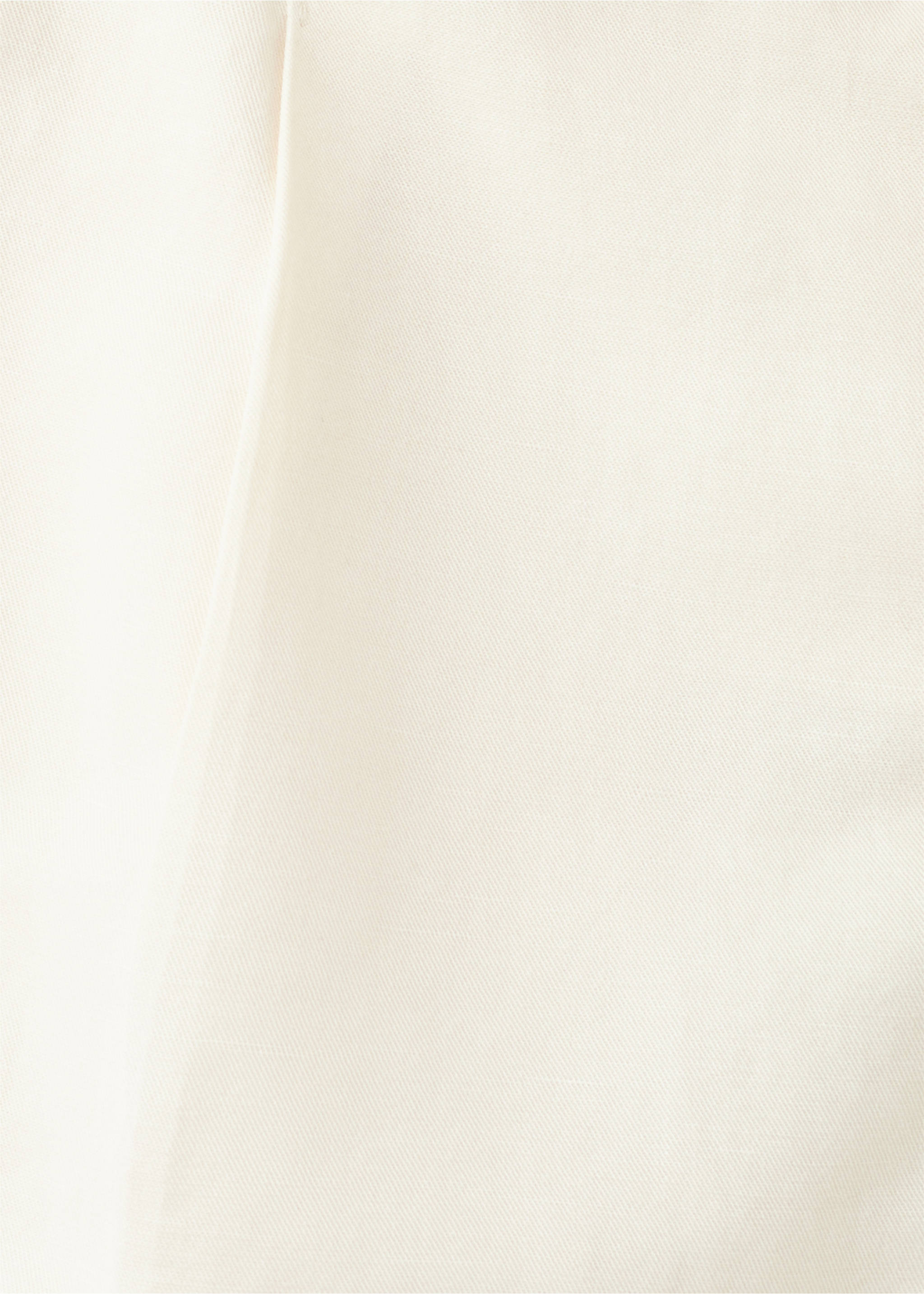 Linen lyocell shorts - Details of the article 0, Off White. Ref: 27089205-00.