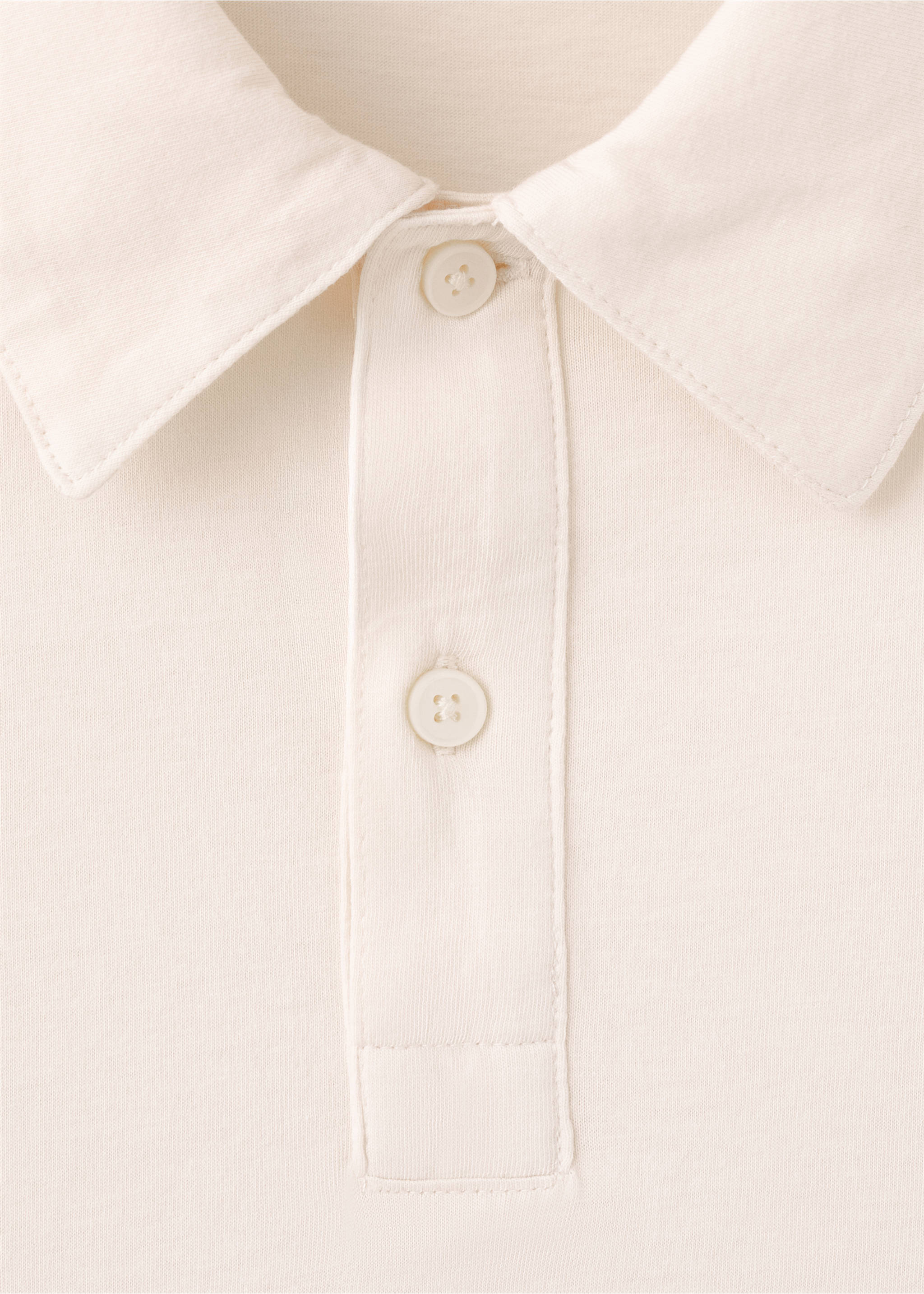 %100 pamuklu pike polo - Ürün detayı 8, Ekrü. Ref: 27089207-00.