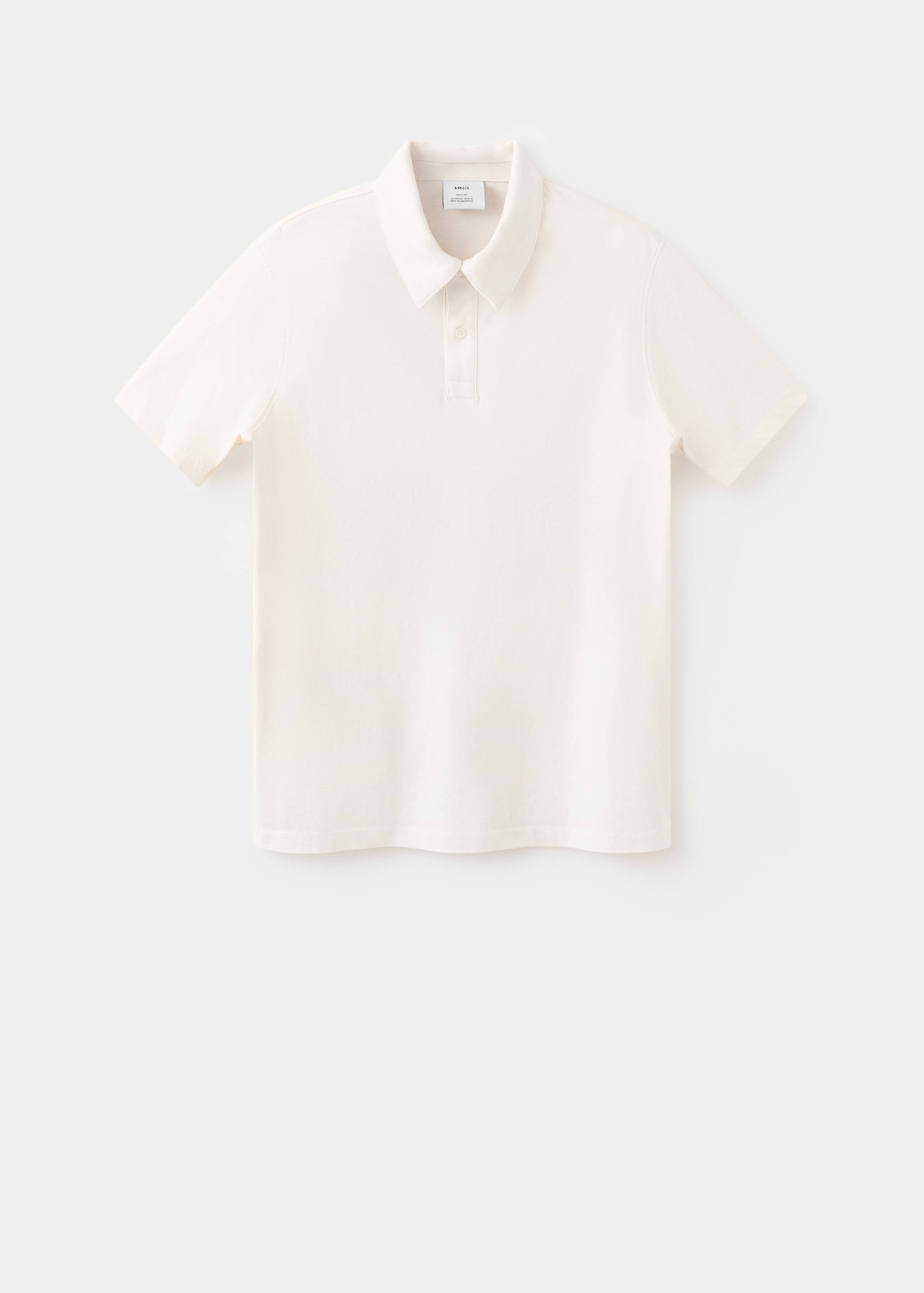 100% cotton regular-fit polo shirt - Article without model