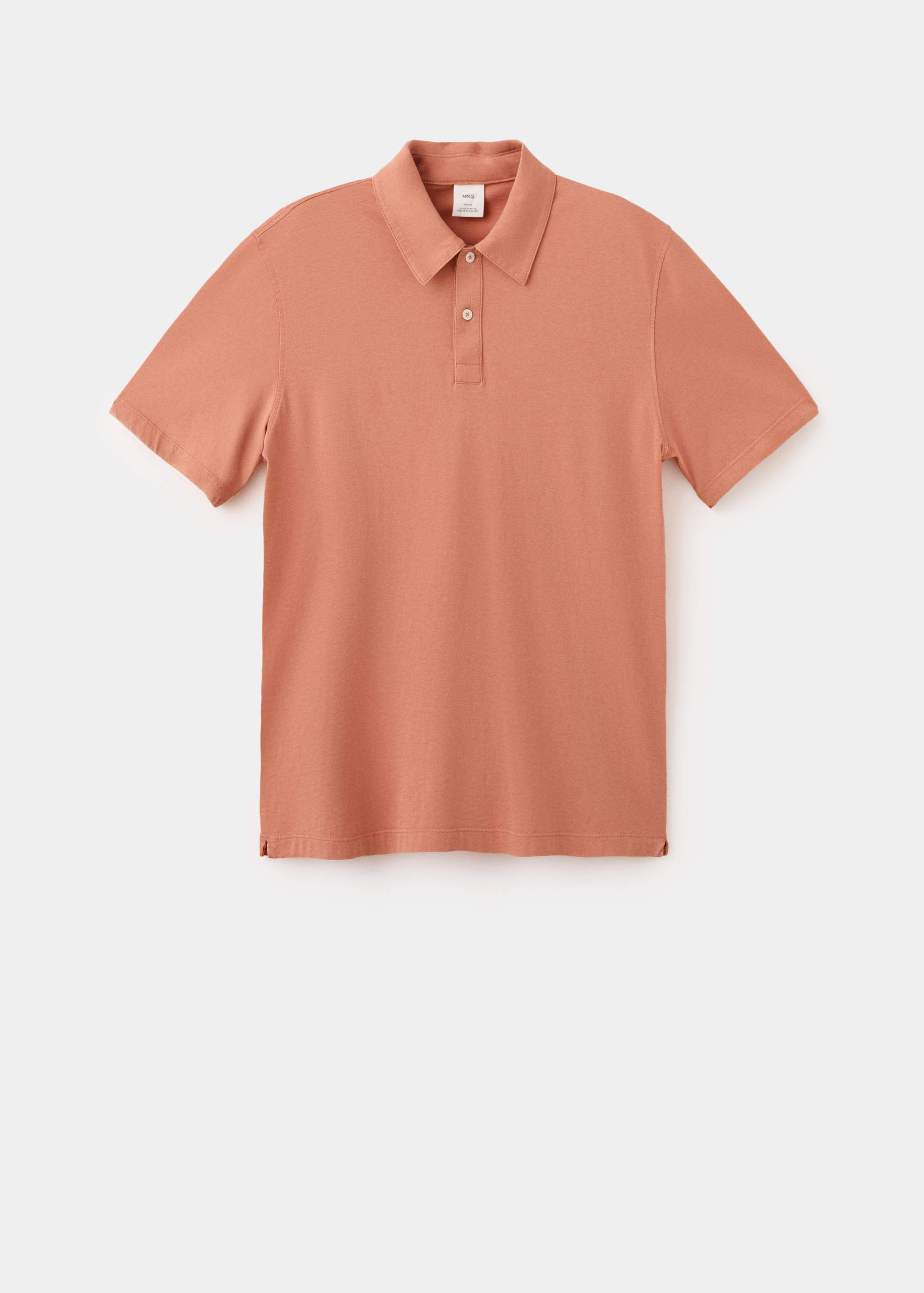 100% cotton pique polo shirt - Article without model