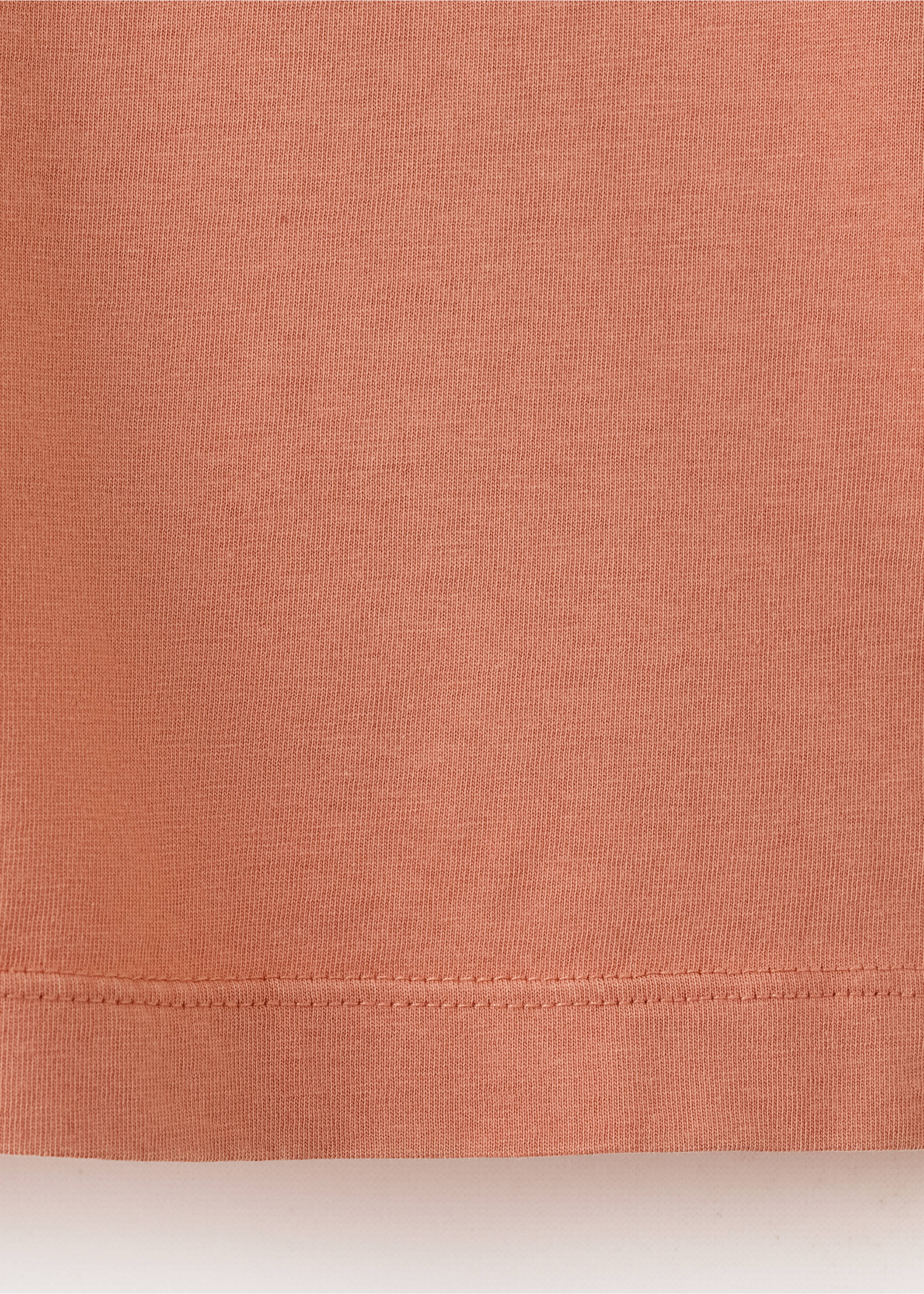 100% cotton pique polo shirt - Details of the article 0, Salmon. Ref: 27089207-00.
