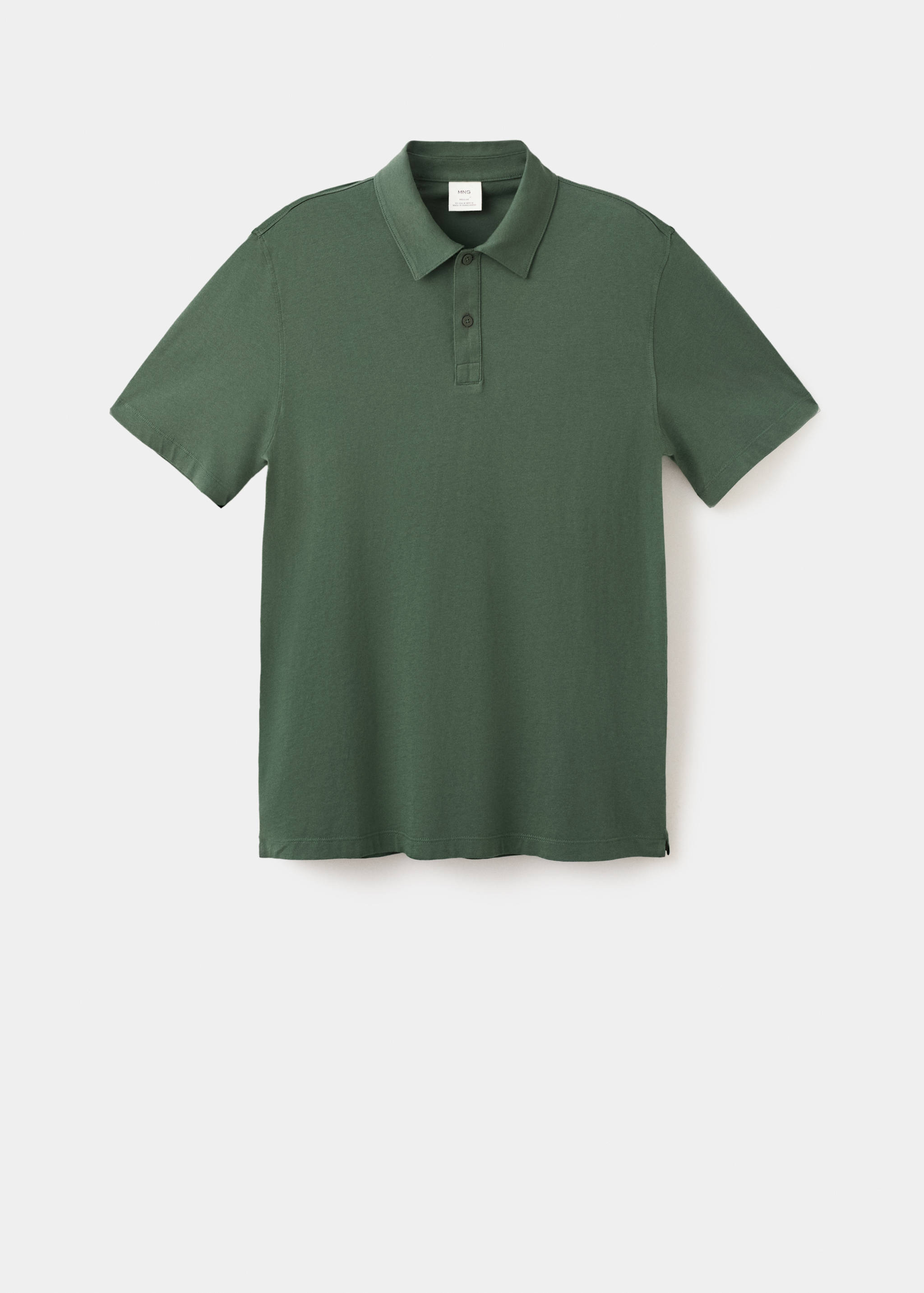 100% cotton pique polo shirt - Article without model