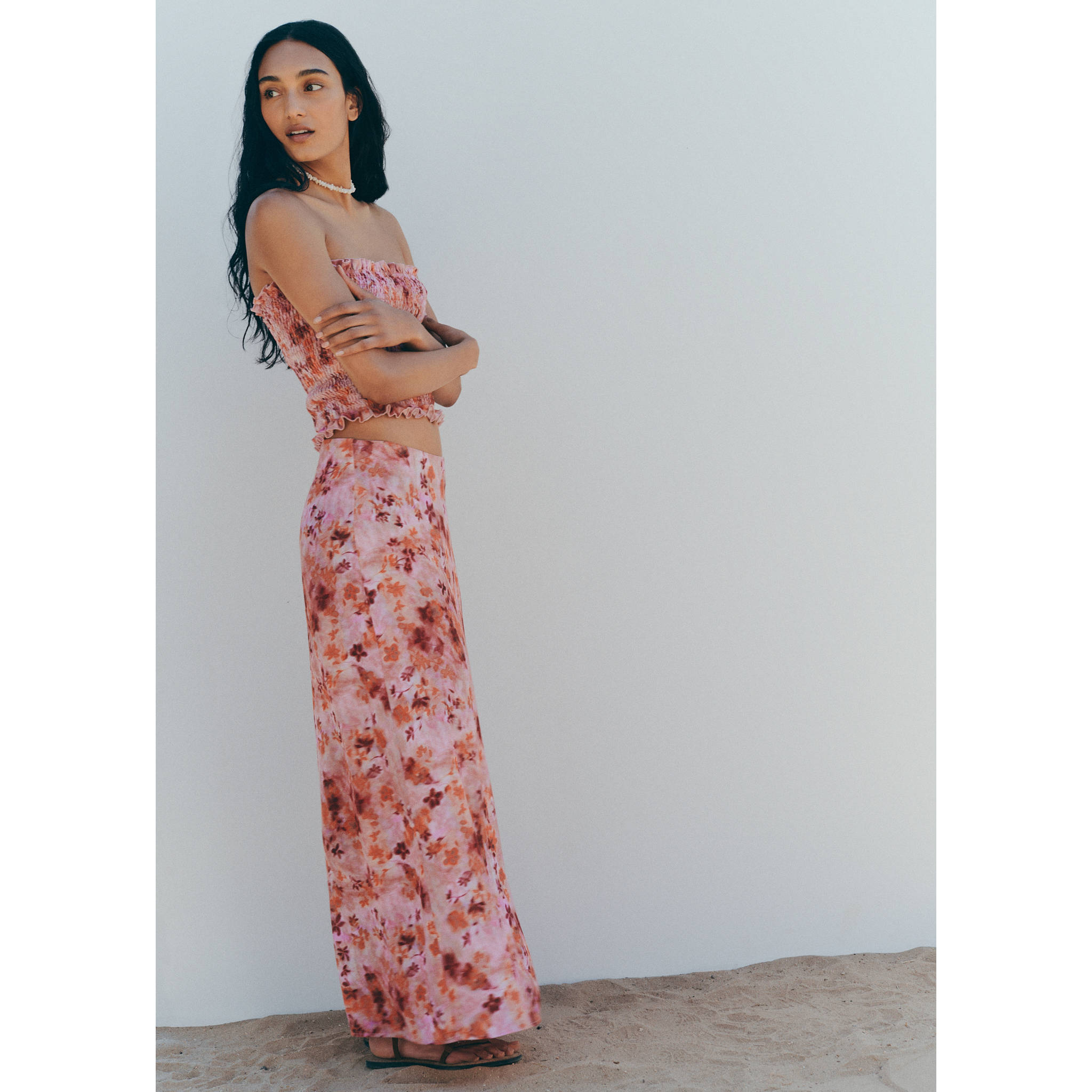 Floral print skirt - Details of the article 5