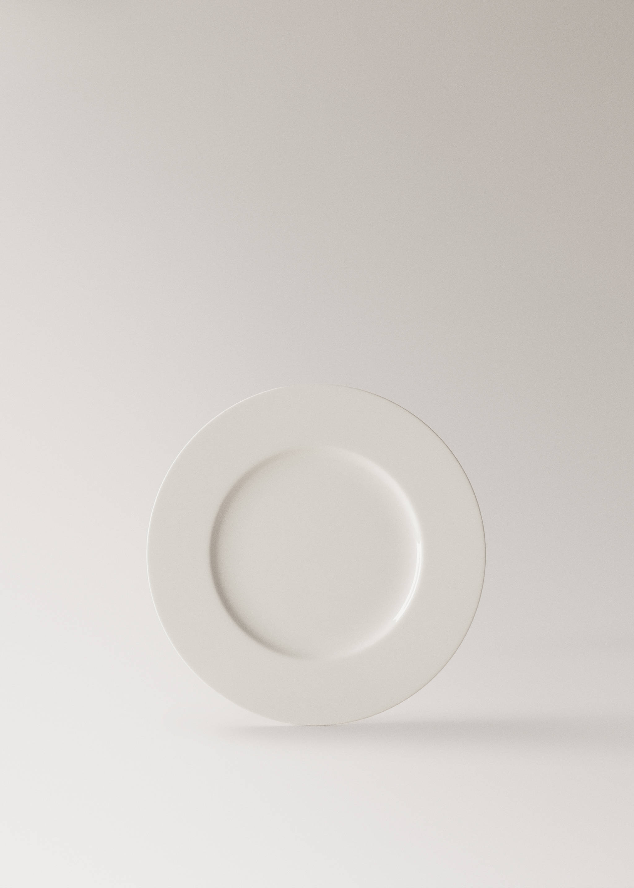 Ultralett desserttallerken i bonechina - Artikkel uten modell