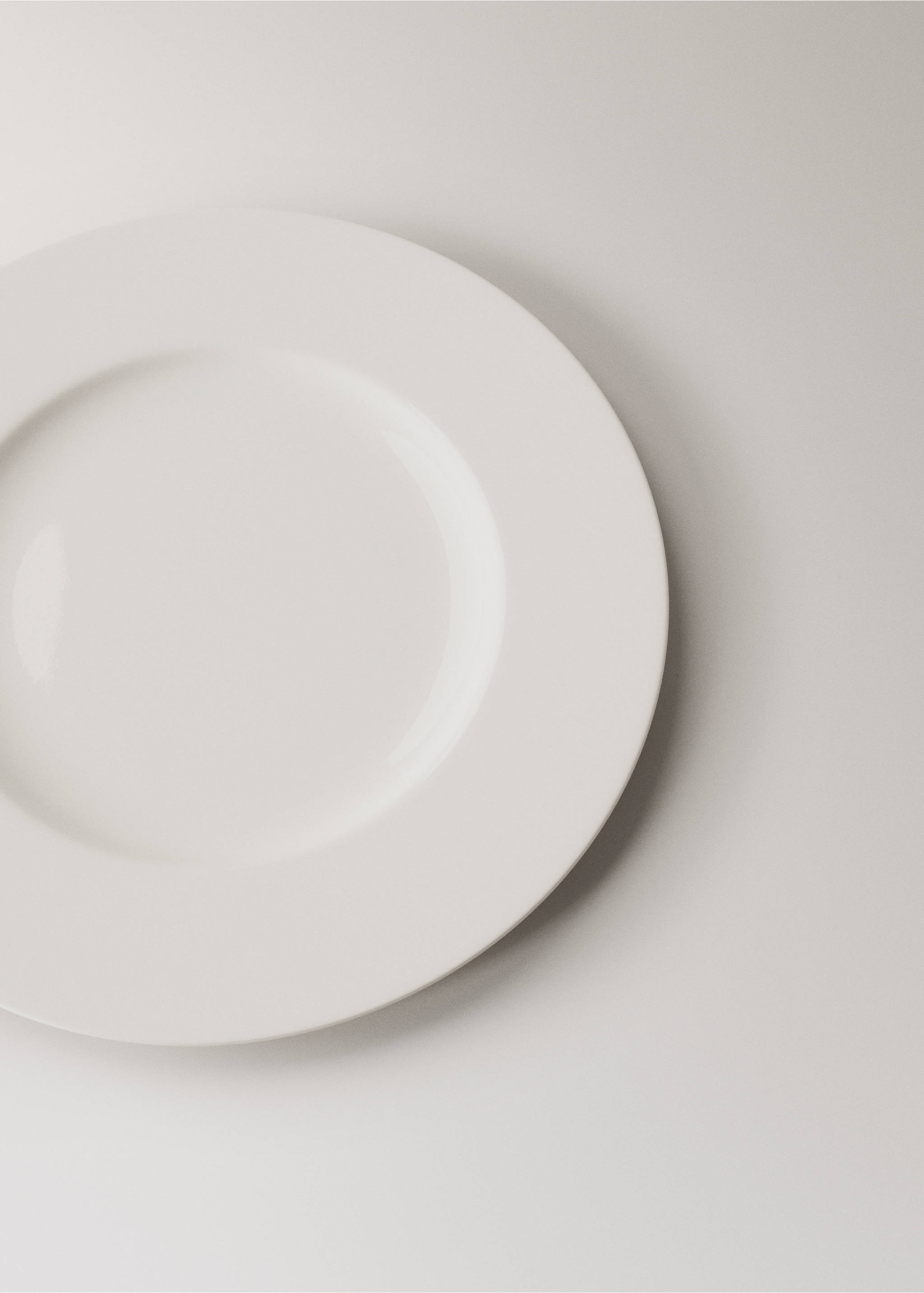 Πιάτο επιδόρπιο bonechina εξαιρετικά ελαφρύ - Λεπτομέρεια του προϊόντος 2, Λευκό. Ref: 27091167-00.