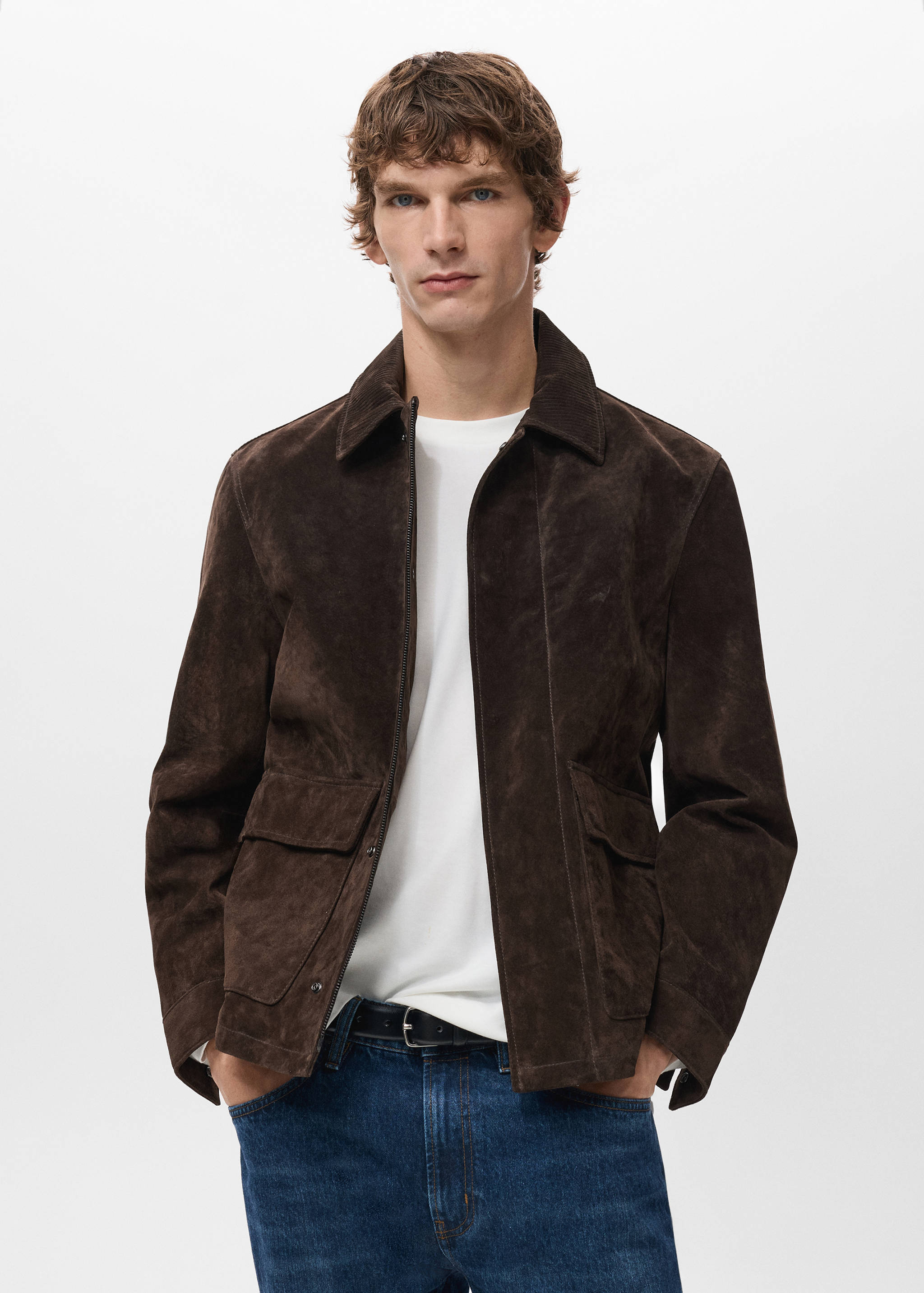 Blouson 100 % daim - Plan moyen