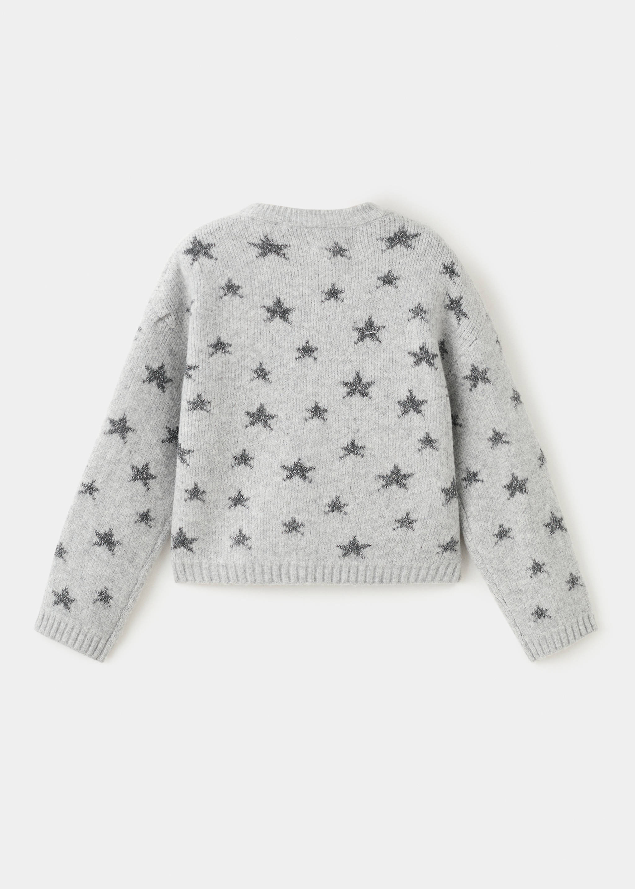 Lurex star sweater - Reverse of the article