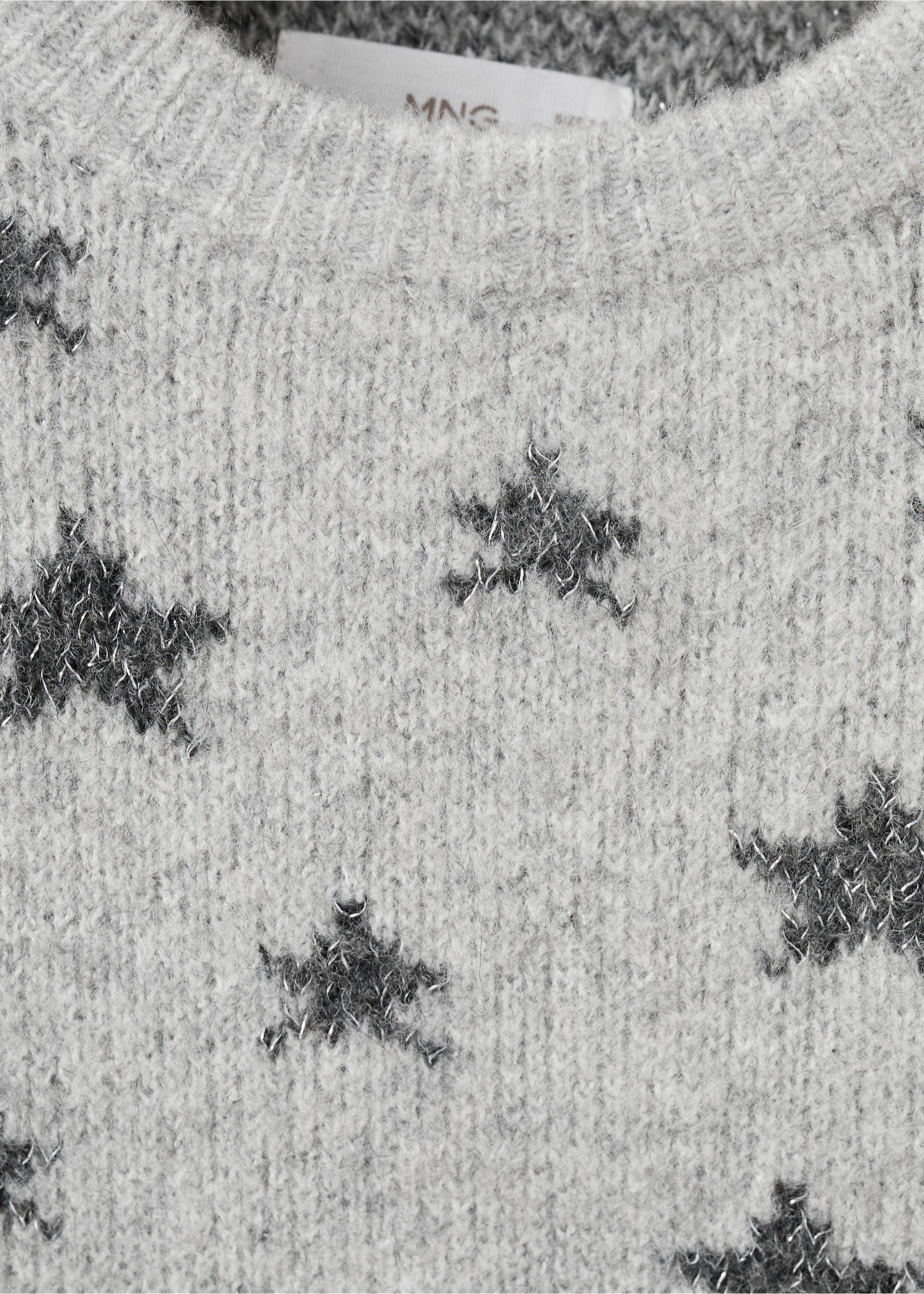 Jersey lurex estrellas - Detalle del artículo 8, Gris. Ref: 27091178-00.