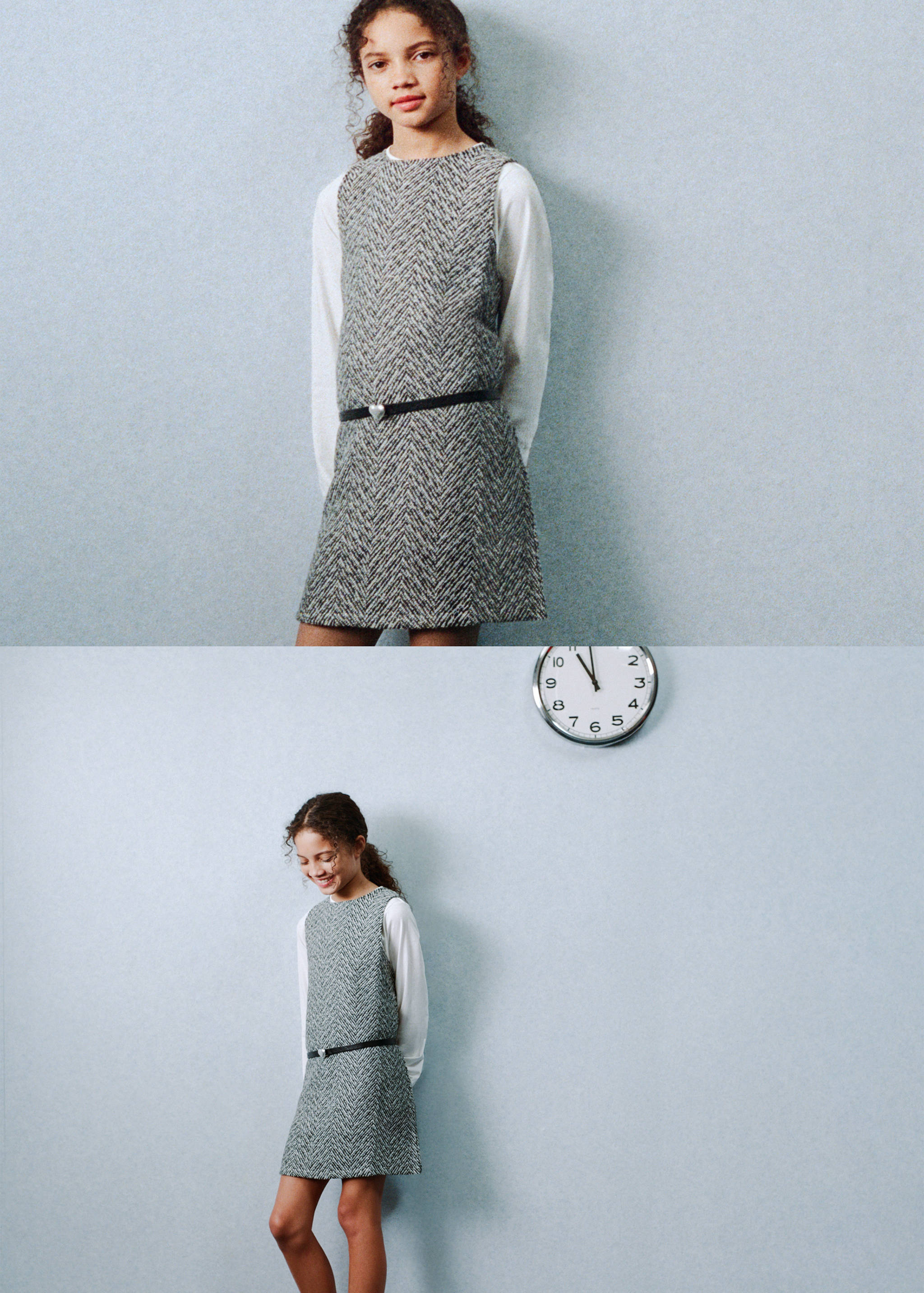 Lurex tweed dress - Medium plane