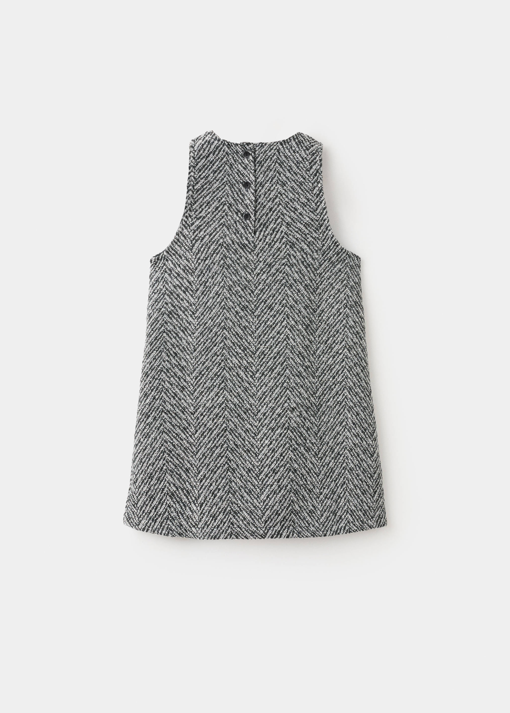 Lurex tweed dress - Reverse of the article