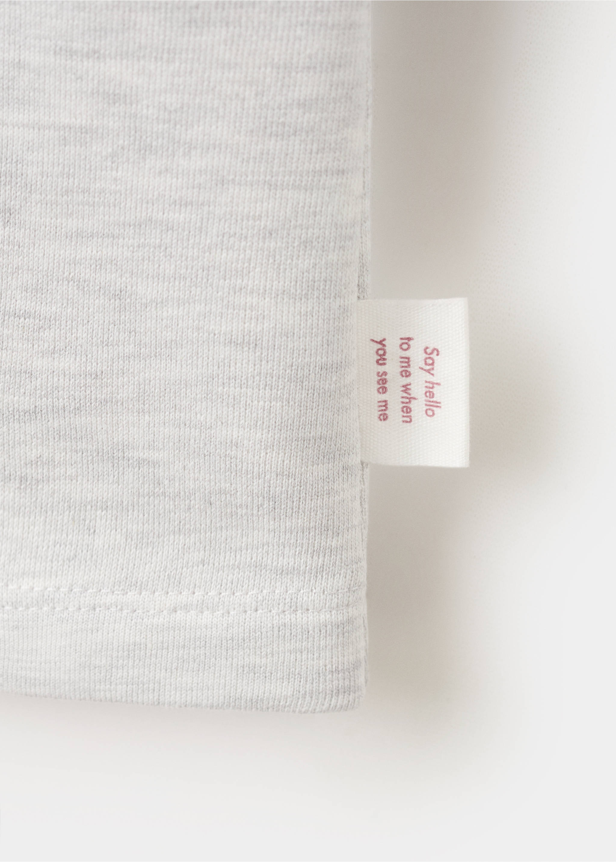 Hello Kitty sweatshirt dress - Details of the article 0, Light Heather Grey. Ref: 27091183-00.