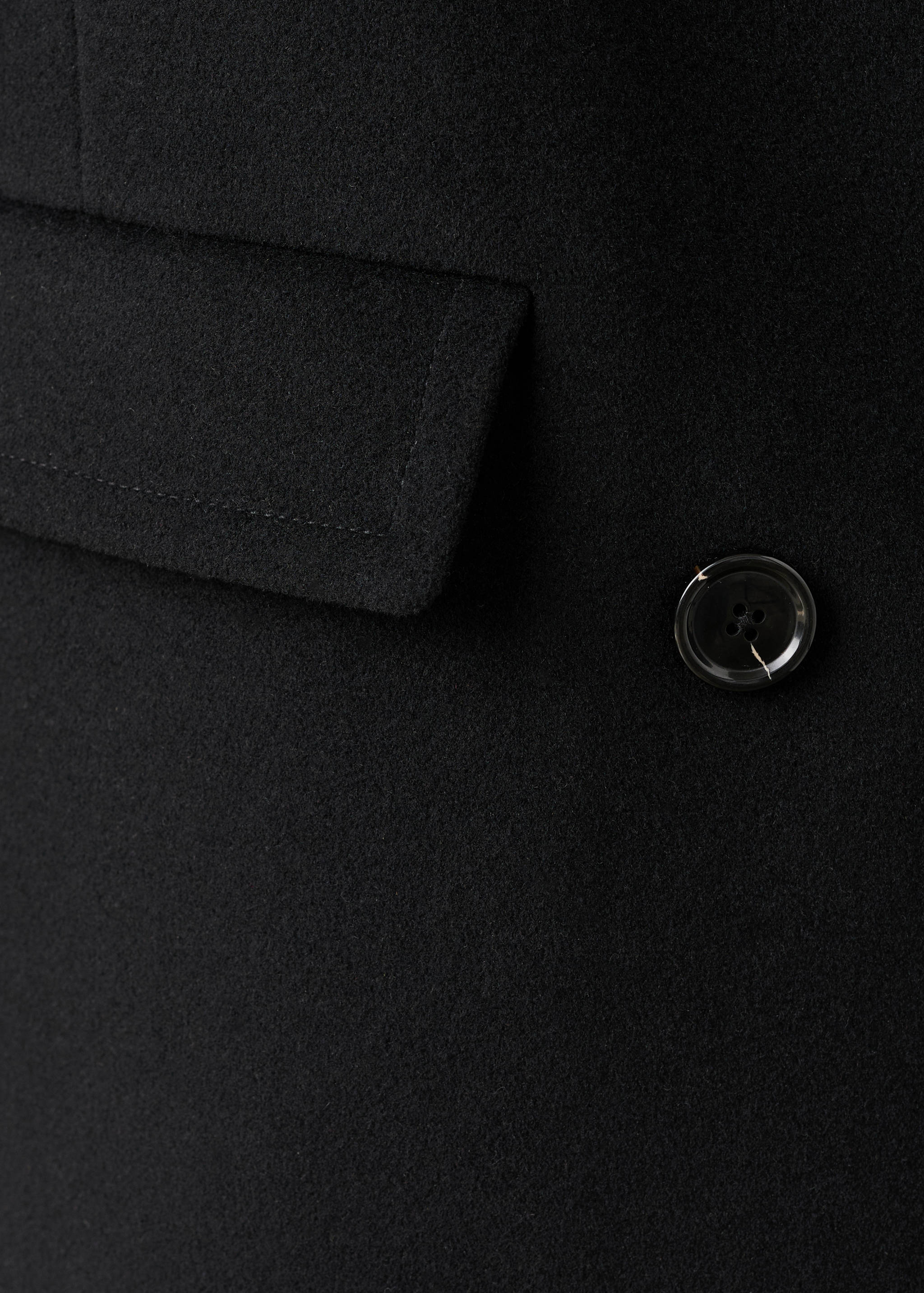 Manteau en laine à double boutonnage - Détail de l'article 0