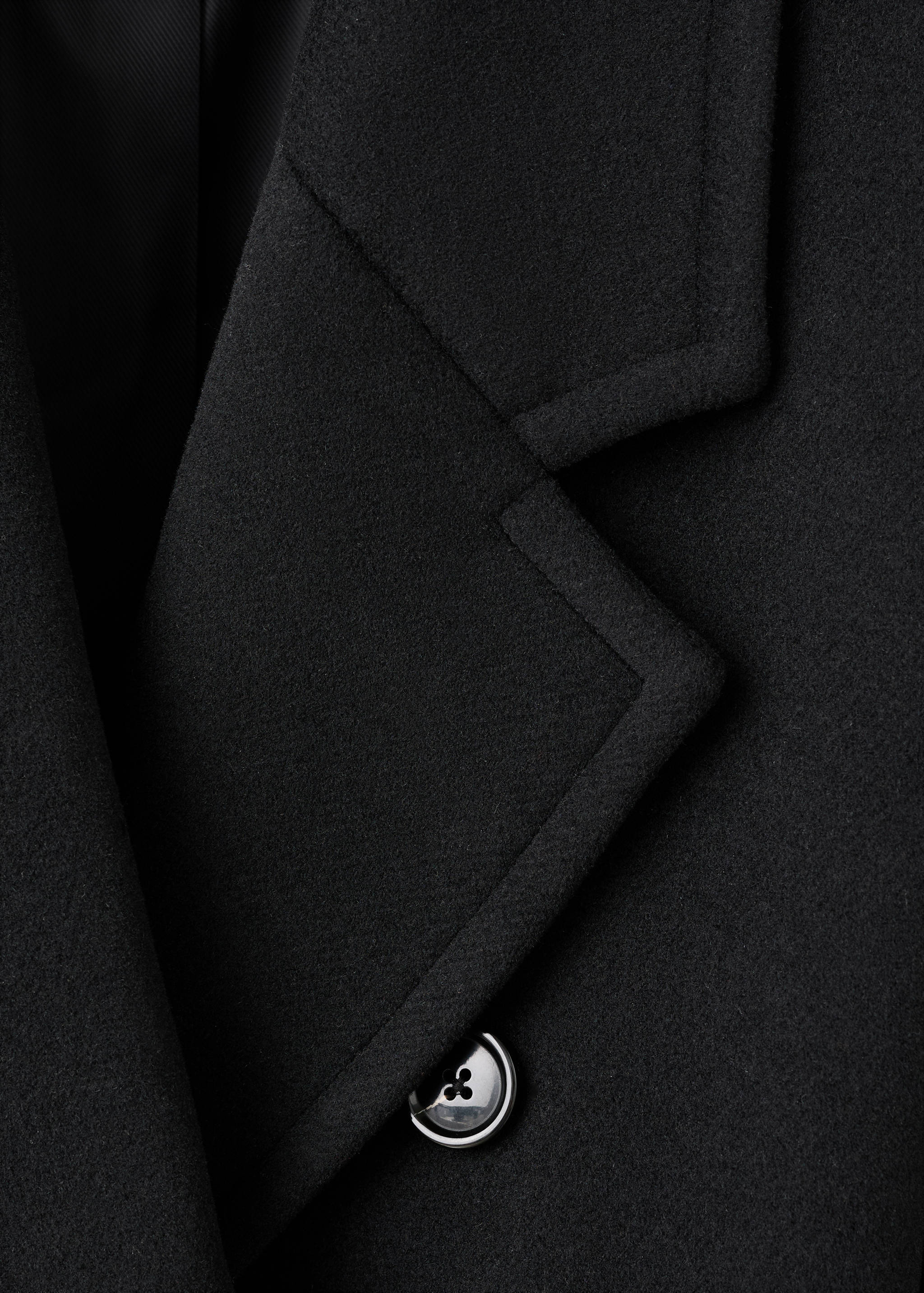 Double-breasted wool coat - Details of the article 8