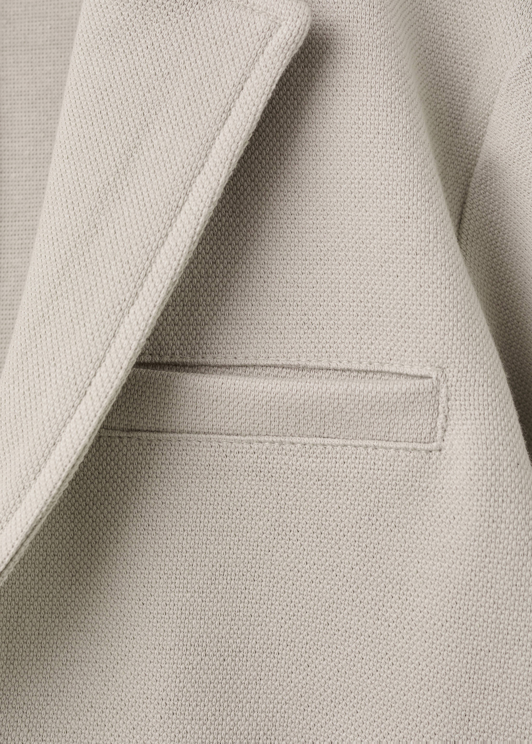 Americana algodón piqué - Detalle del artículo 8