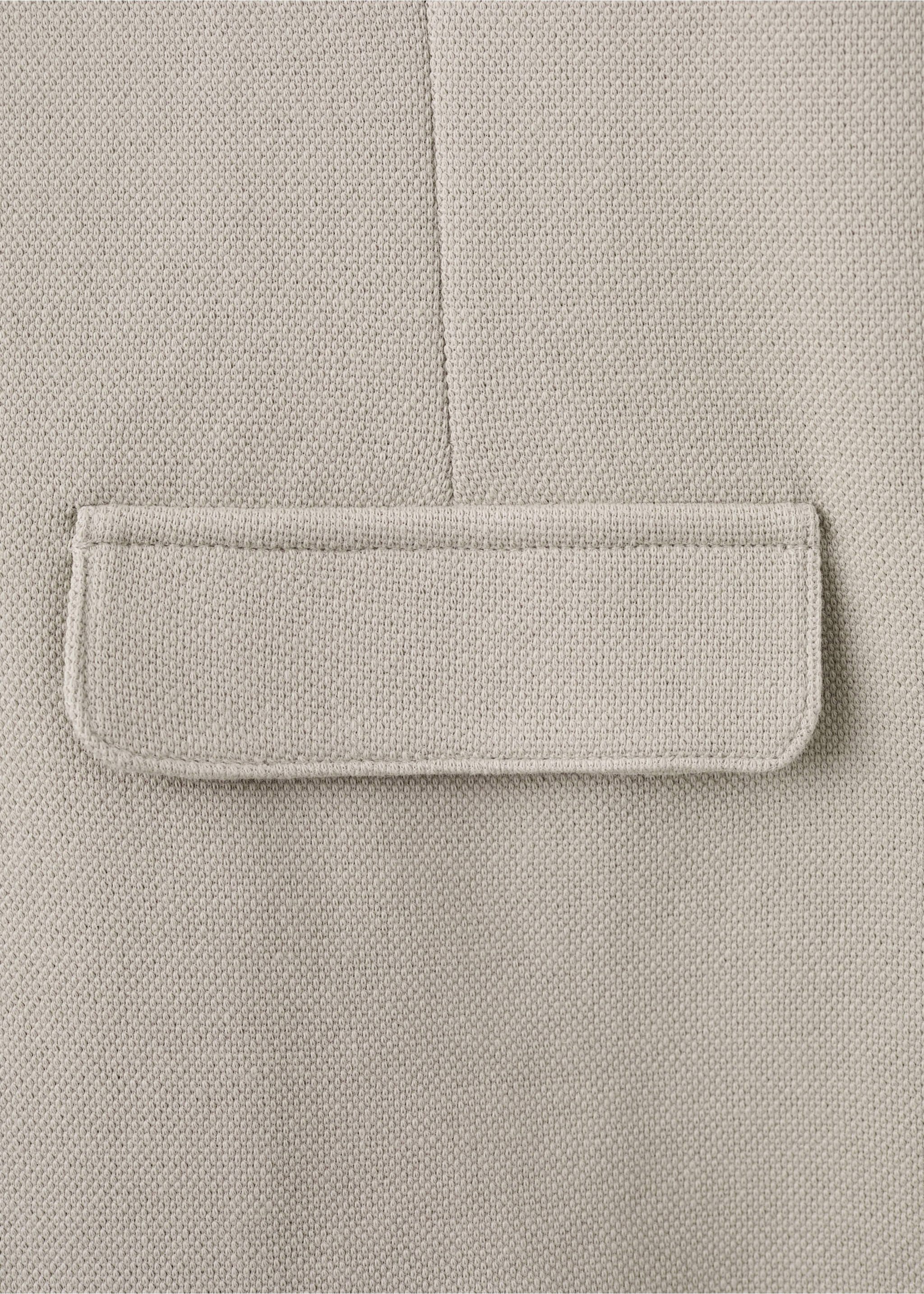 Americana algodón piqué - Detalle del artículo 0, Arena. Ref: 27091188-00.