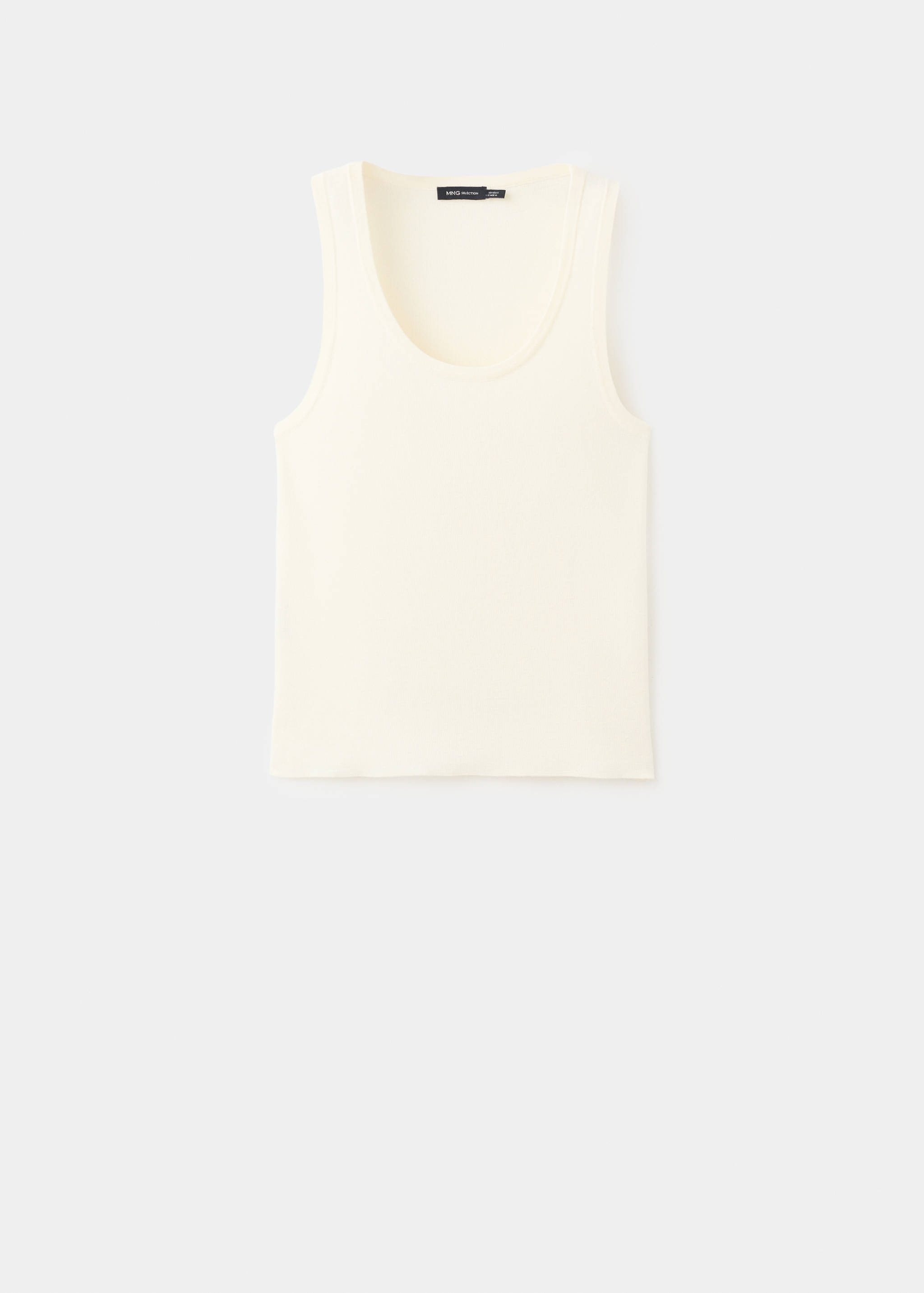 Wool-blend knitted top - Article without model