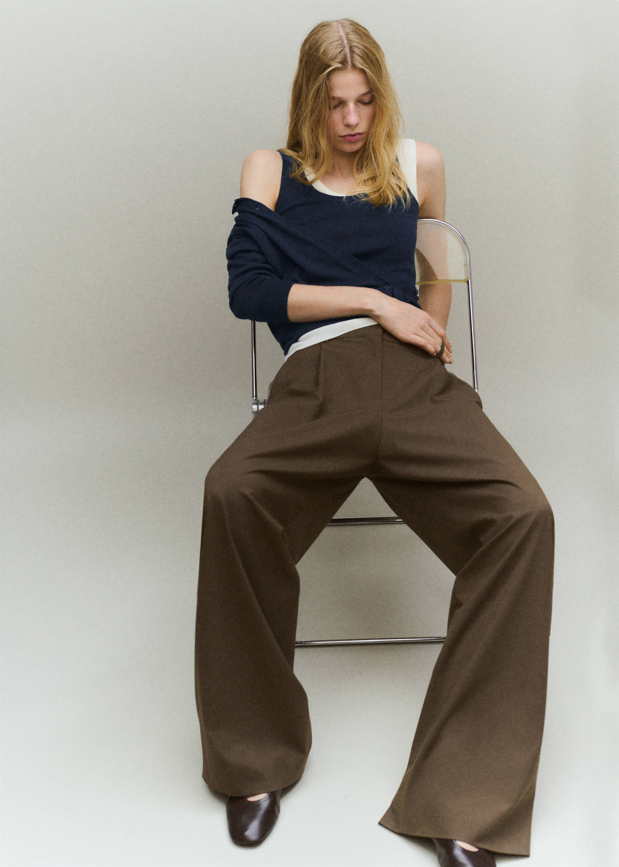 Wool-blend knitted top - Details of the article 2