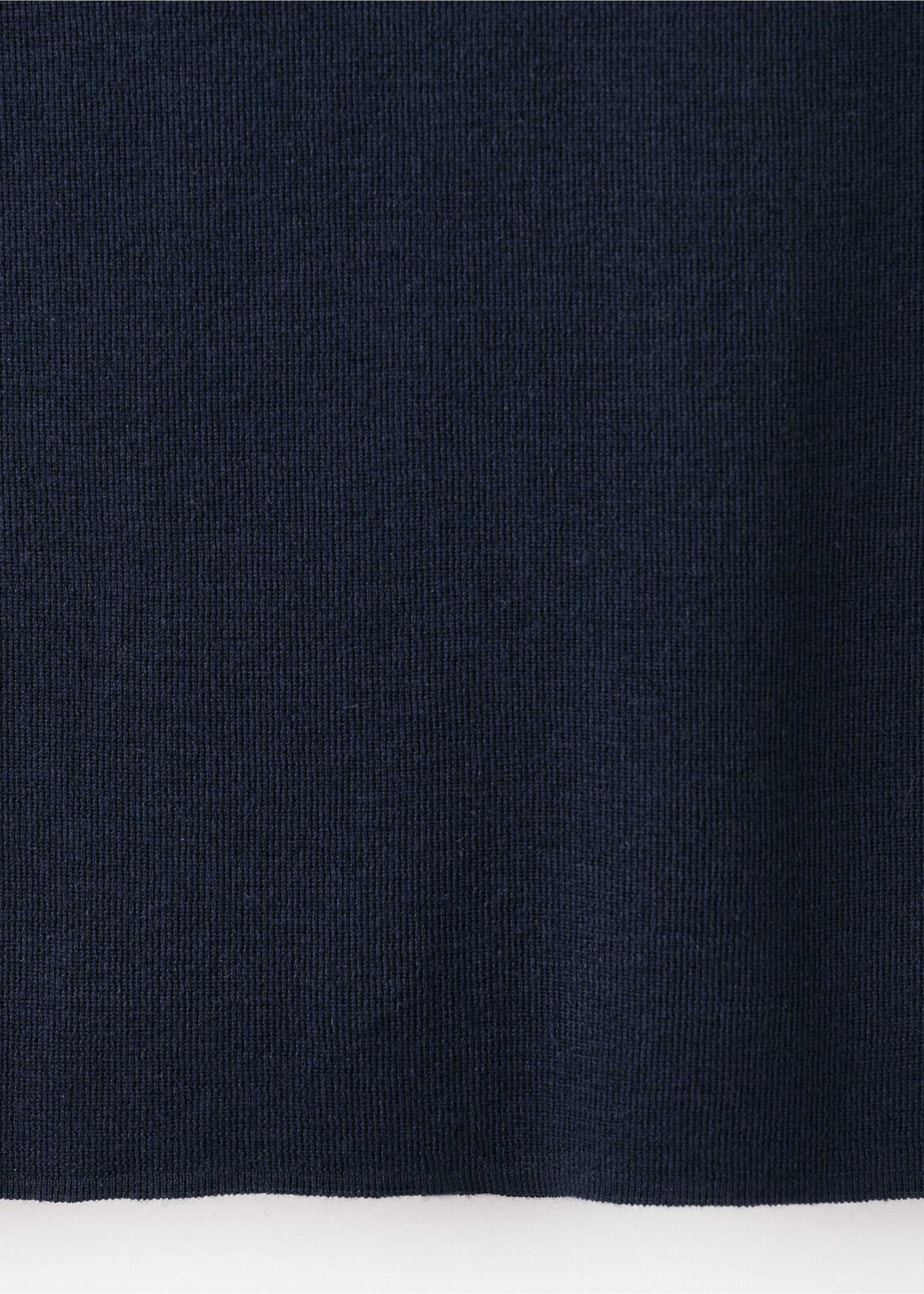 Wool-blend knitted top - Details of the article 0, Dark Navy. Ref: 27091190-00.