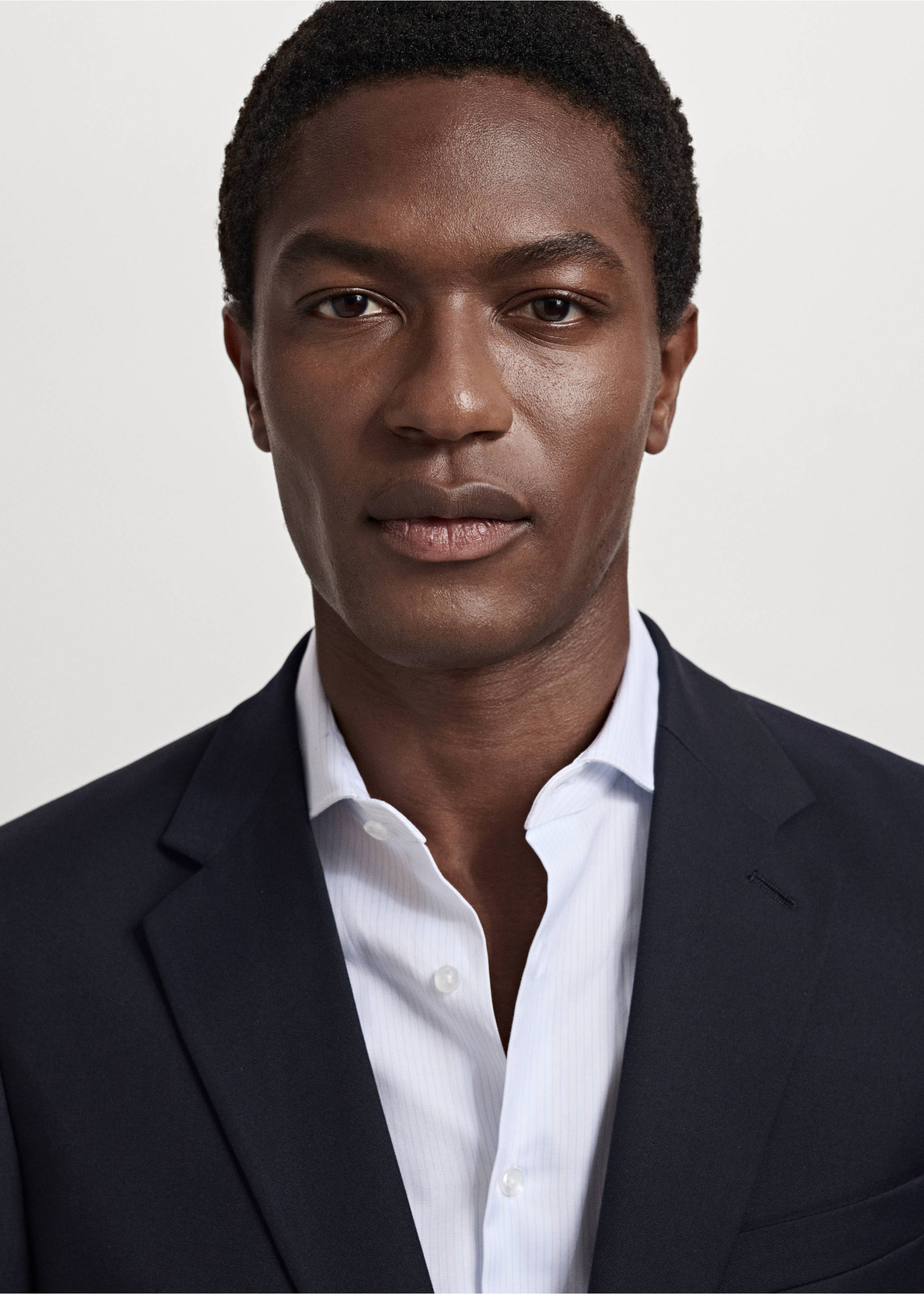 Milan slim-fit suit jacket - Details of the article 1, Navy. Ref: 27091191-00.