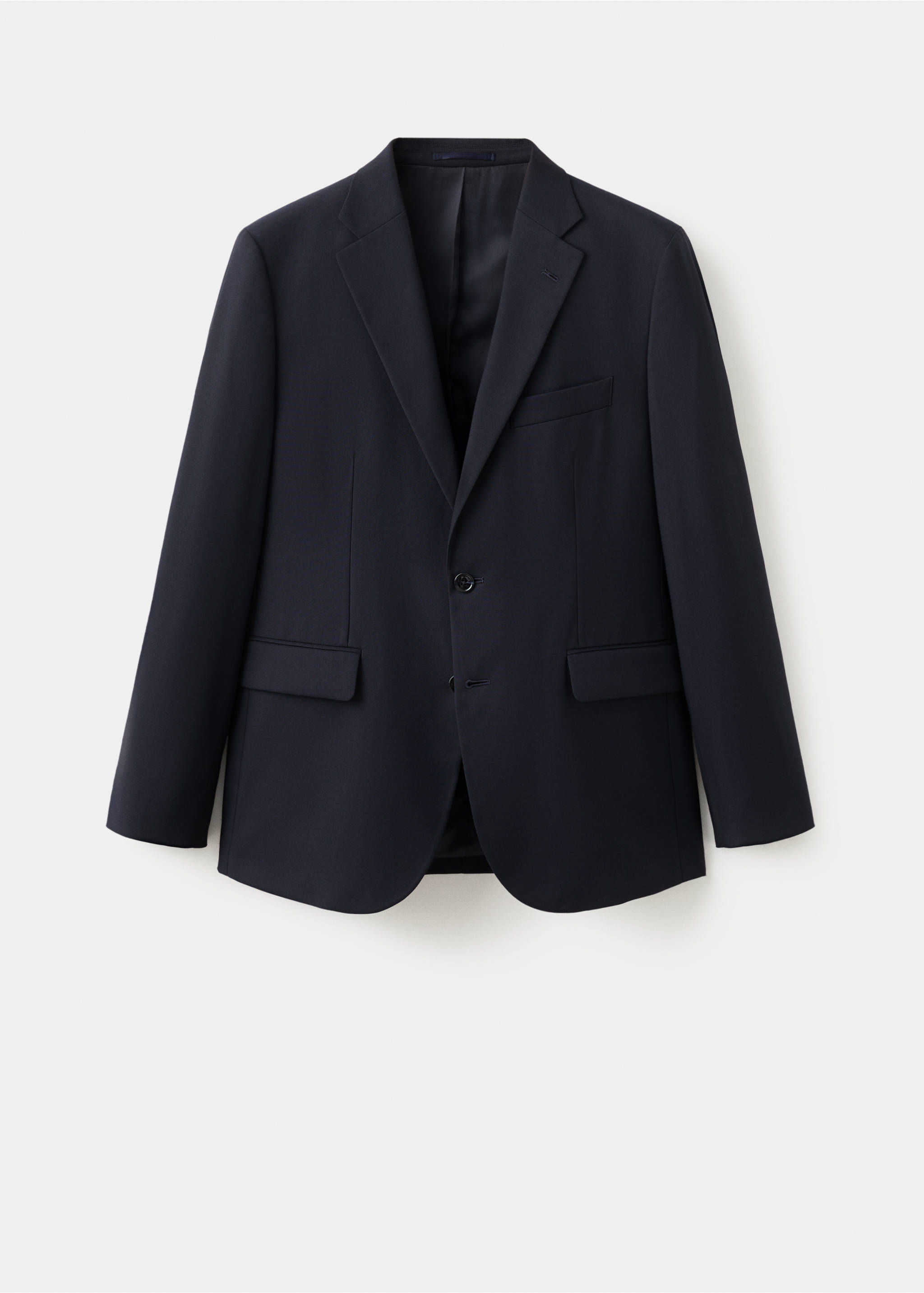 Milan slim-fit suit jacket - Article without model, Navy. Ref: 27091191-00.