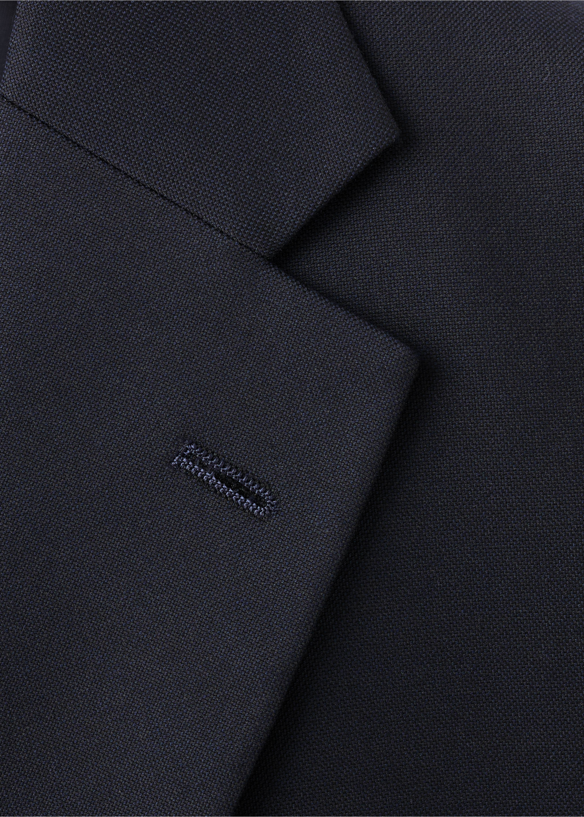 Milan slim-fit suit jacket - Details of the article 8, Navy. Ref: 27091191-00.