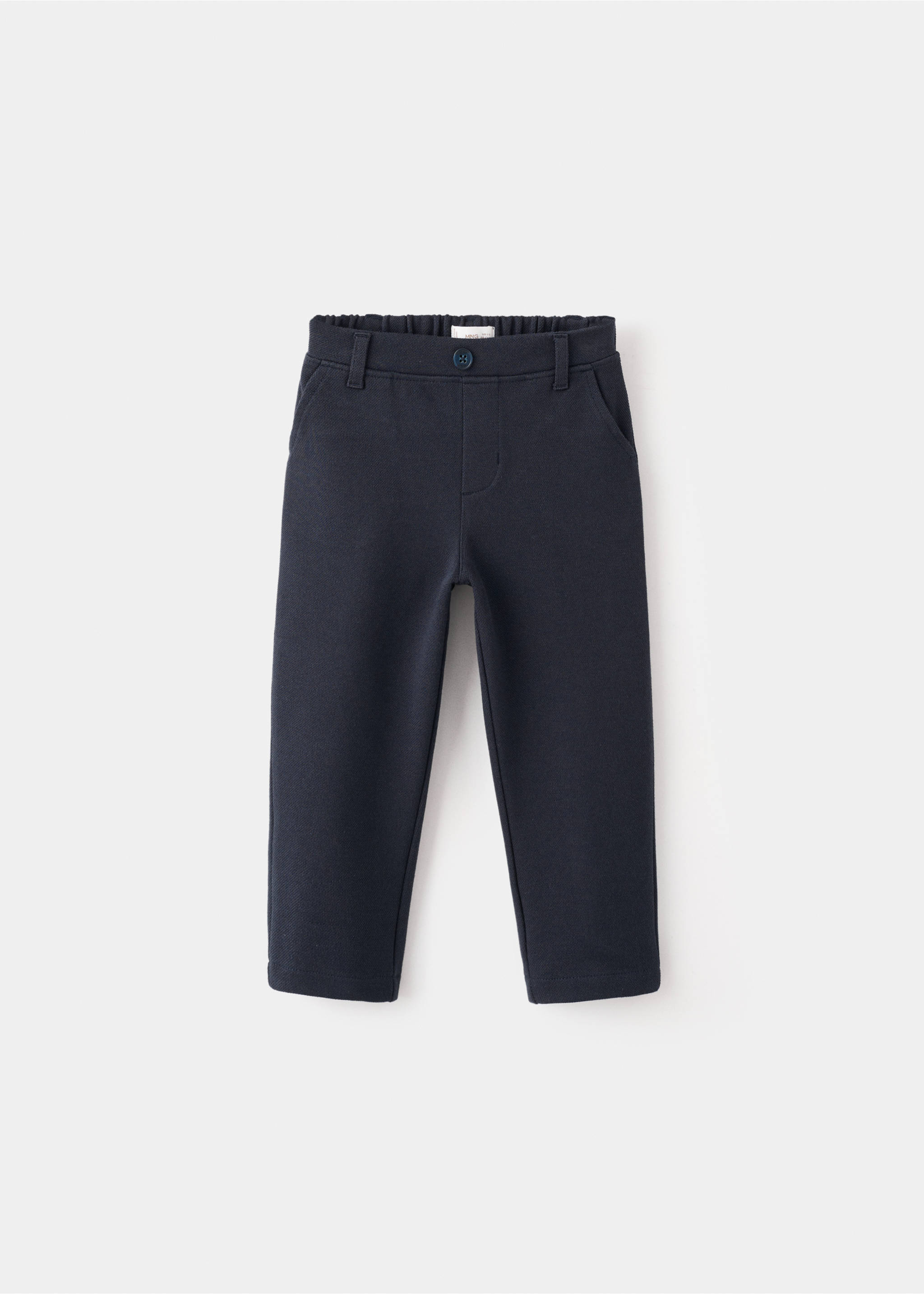 Pique suit trousers - Article without model, Navy. Ref: 27091193-00.