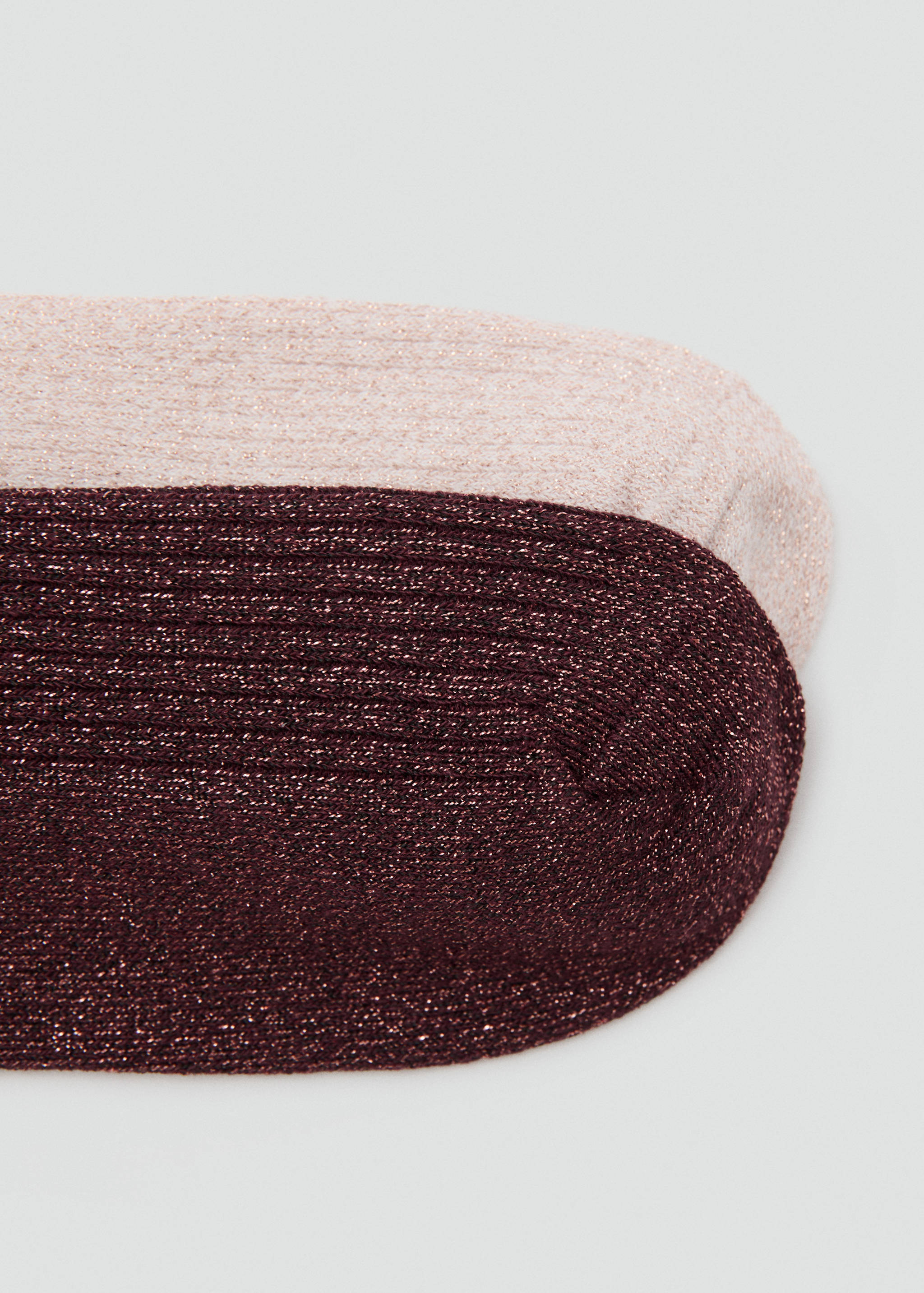 Pack of 2 ribbed lurex socks - Details of the article 2