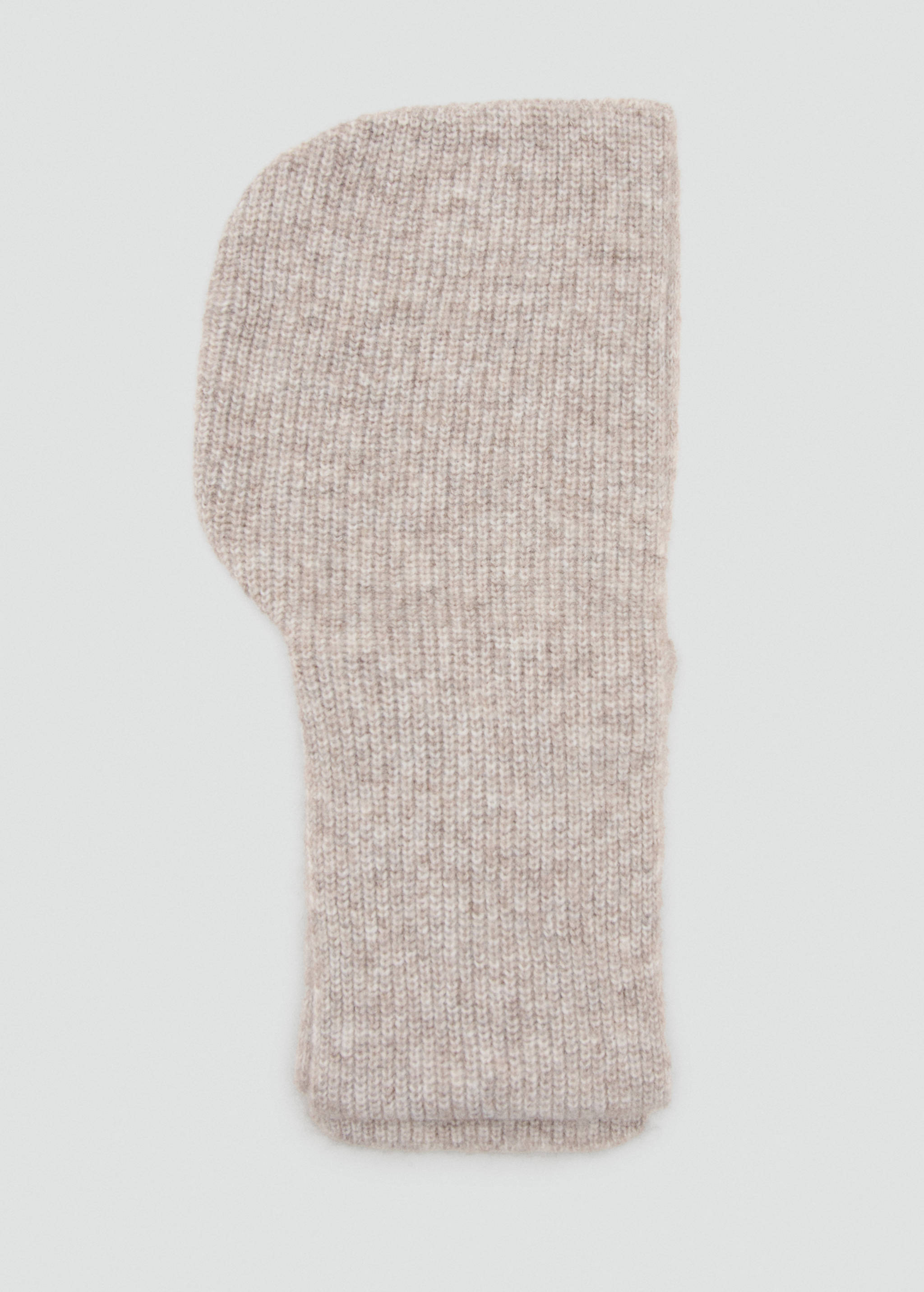 Combined-knit scarf - Article without model