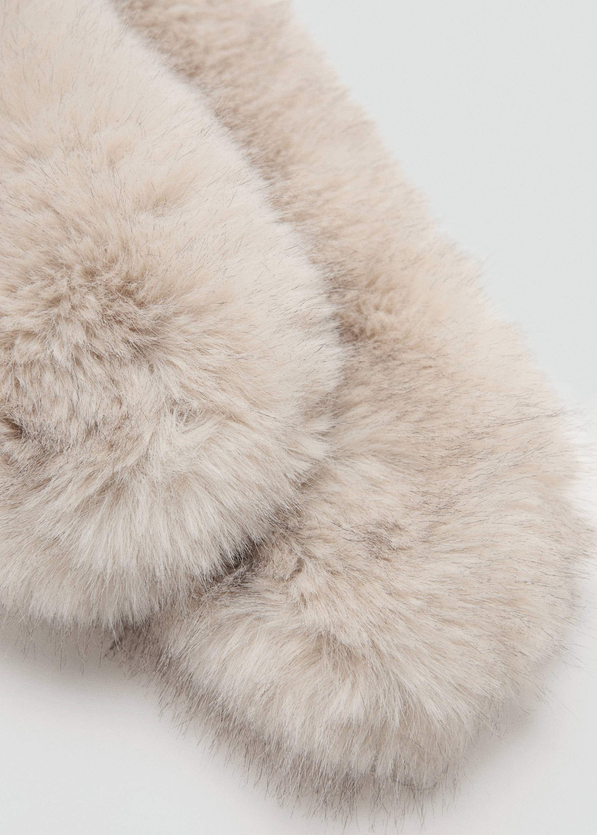 Faux-fur scarf - Medium plane