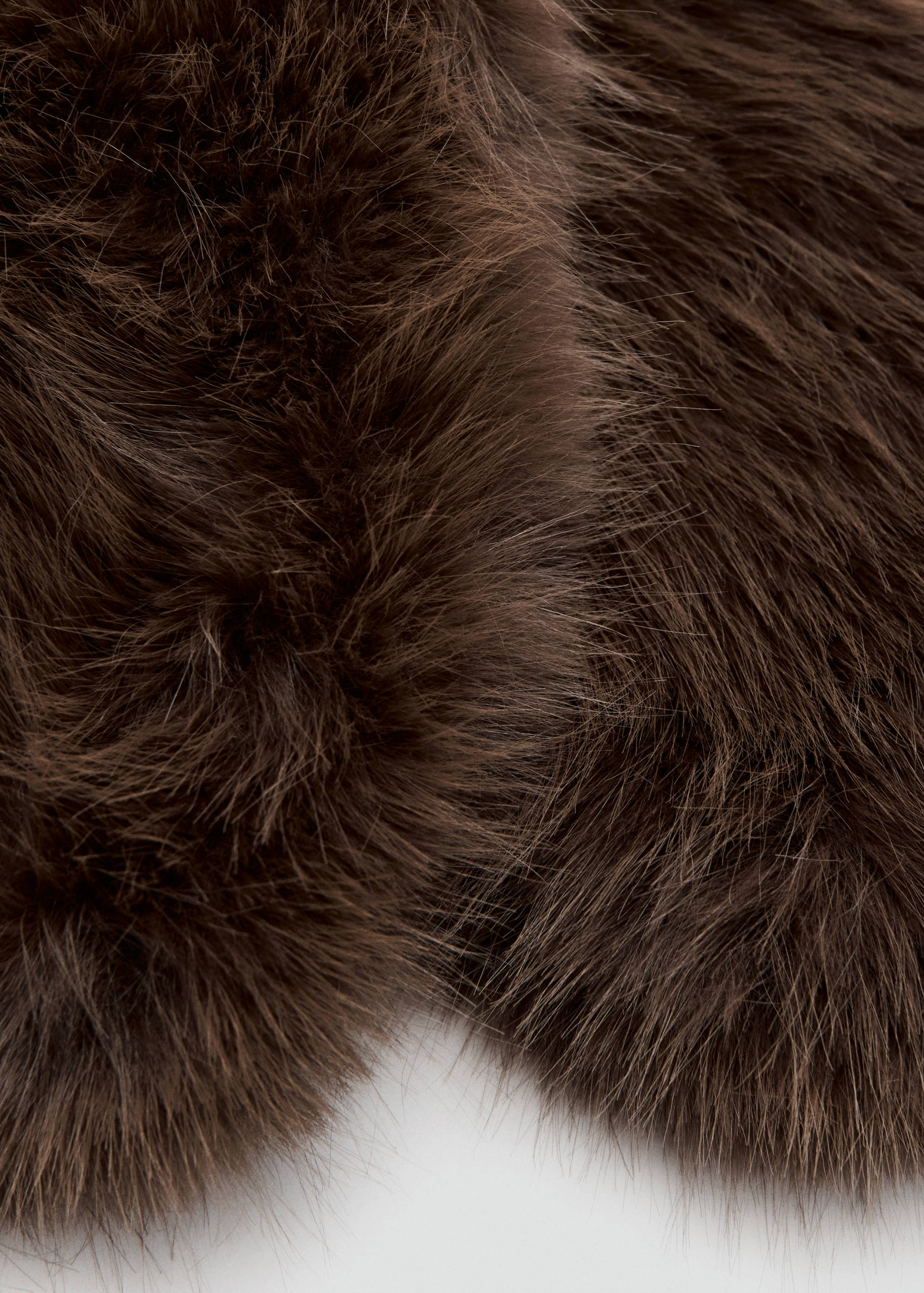 Faux-fur scarf - Medium plane