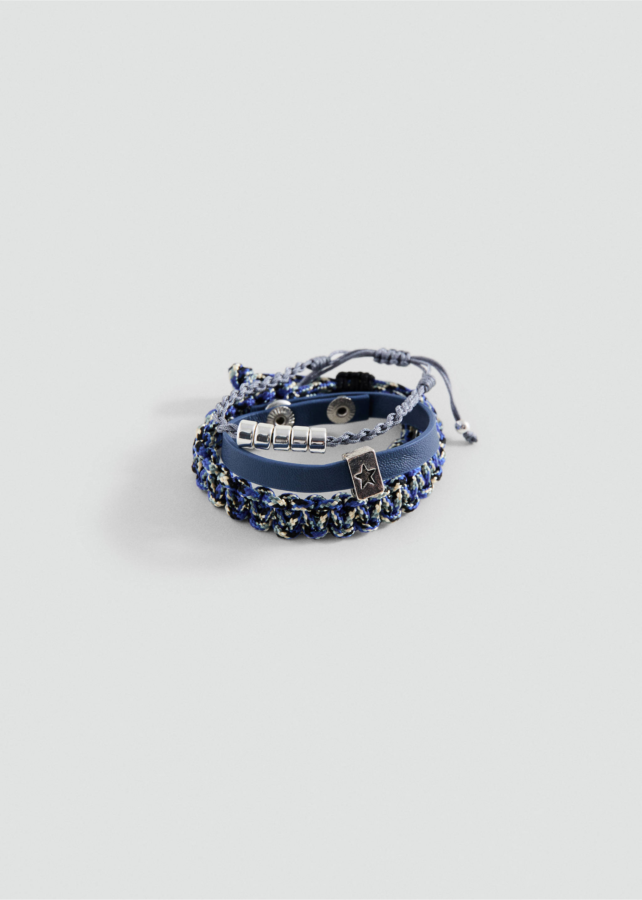 Pack of 3 bracelets - Article without model, Navy. Ref: 27091201-00.