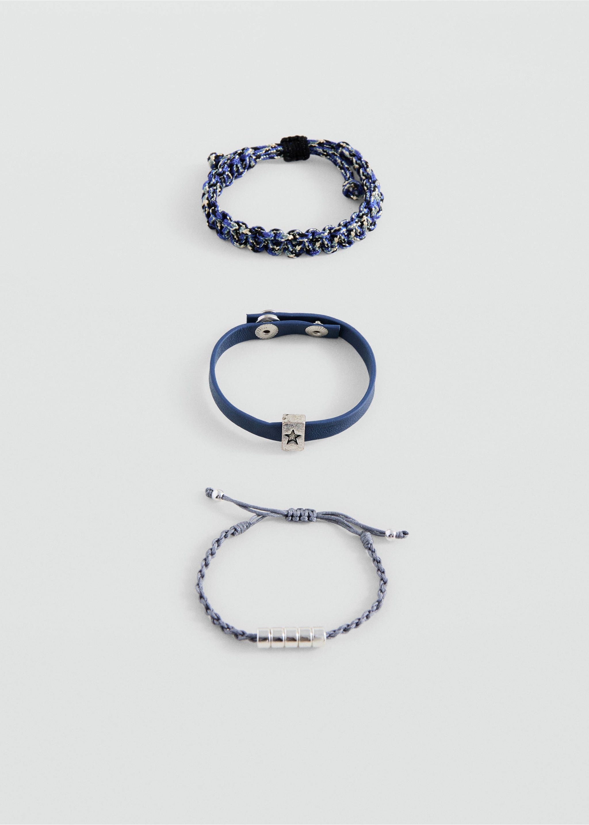 Pack of 3 bracelets - Medium plane, Navy. Ref: 27091201-00.