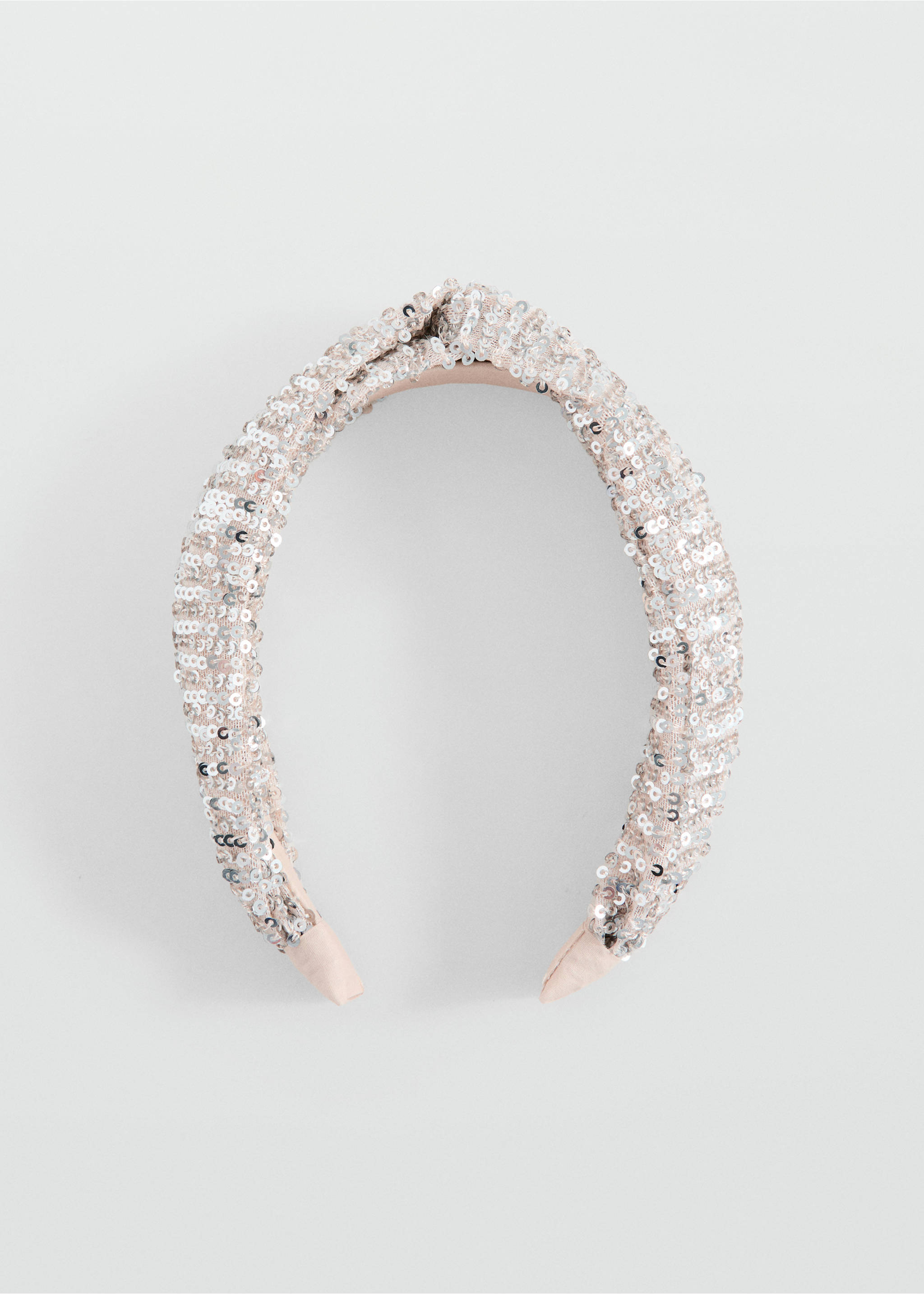 Sequin shimmer headband - Article without model, Sand. Ref: 27091202-00.