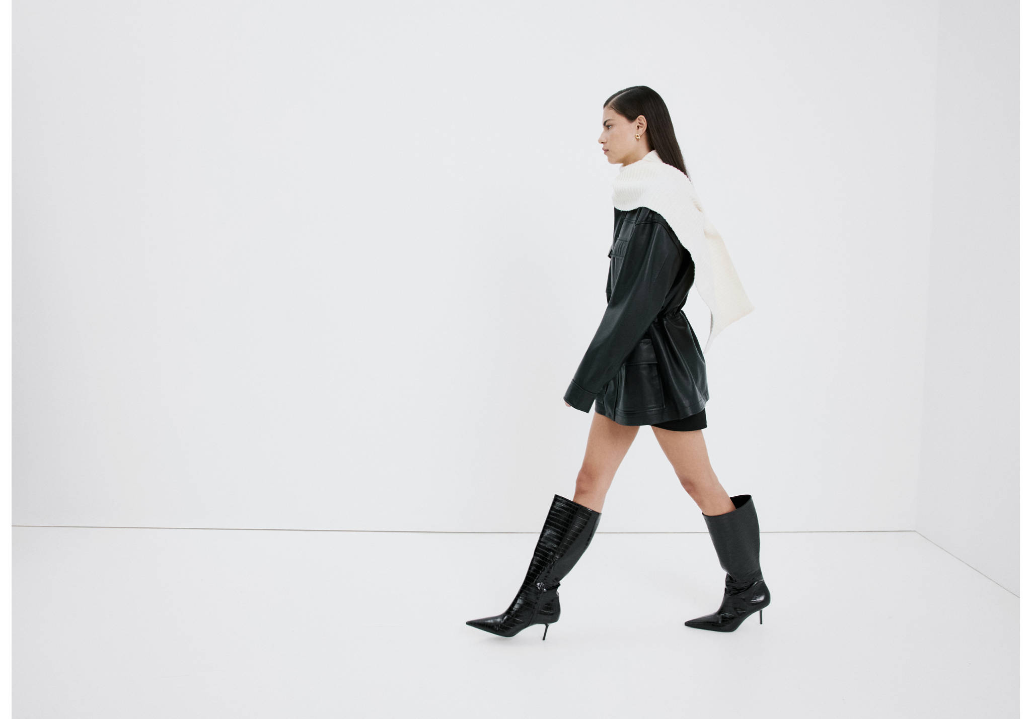 Bota efecto piel coco - Plano panorámico