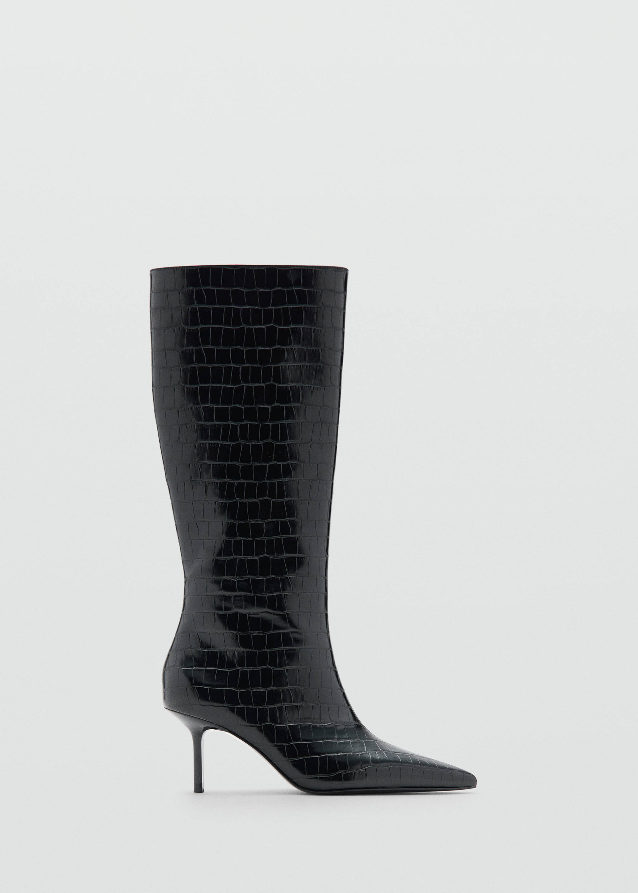 Botte effet cuir croco - Article sans modèle