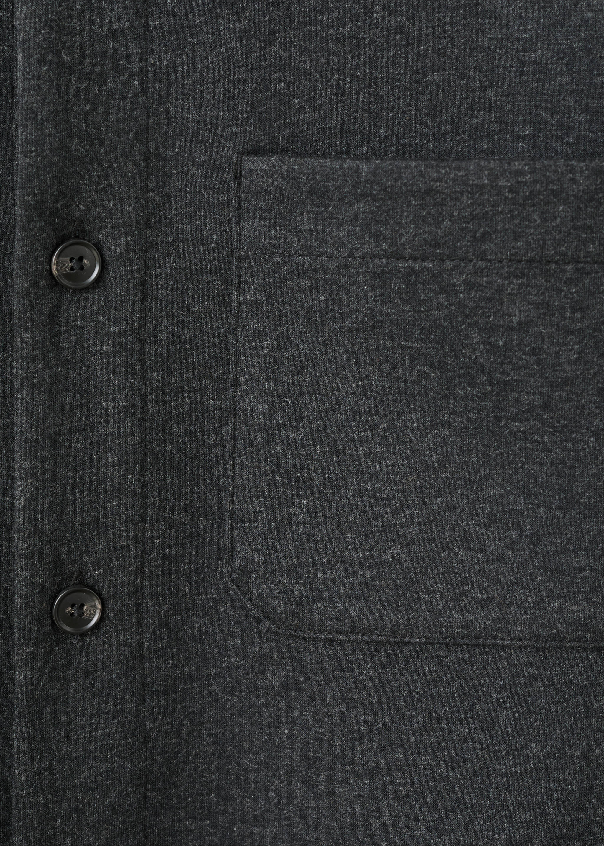 Surchemise flanelle poches - Détail de l'article 8, Gris chiné foncé. Ref: 27091209-00.