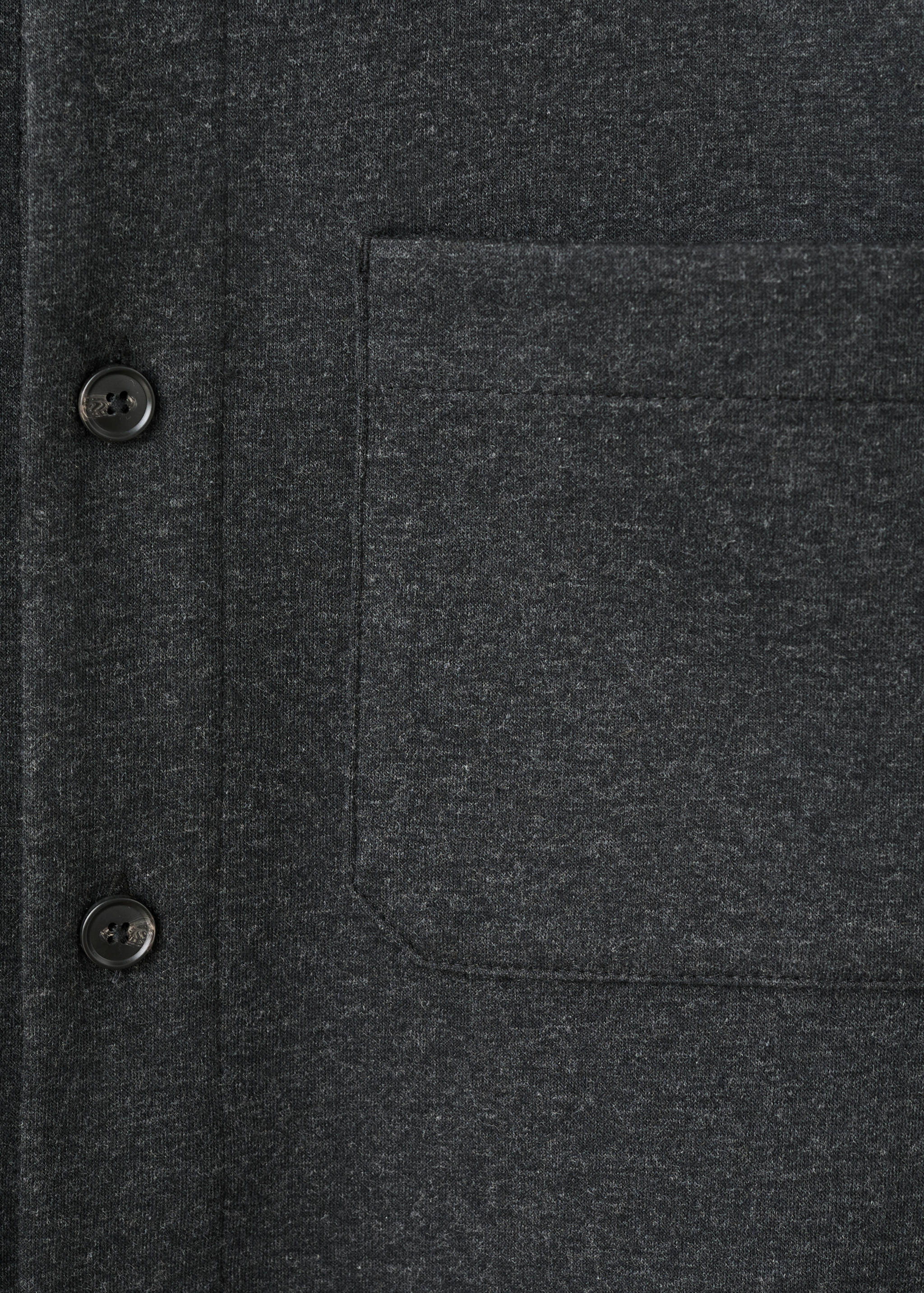 Flannel overshirt with pockets - Details of the article 8