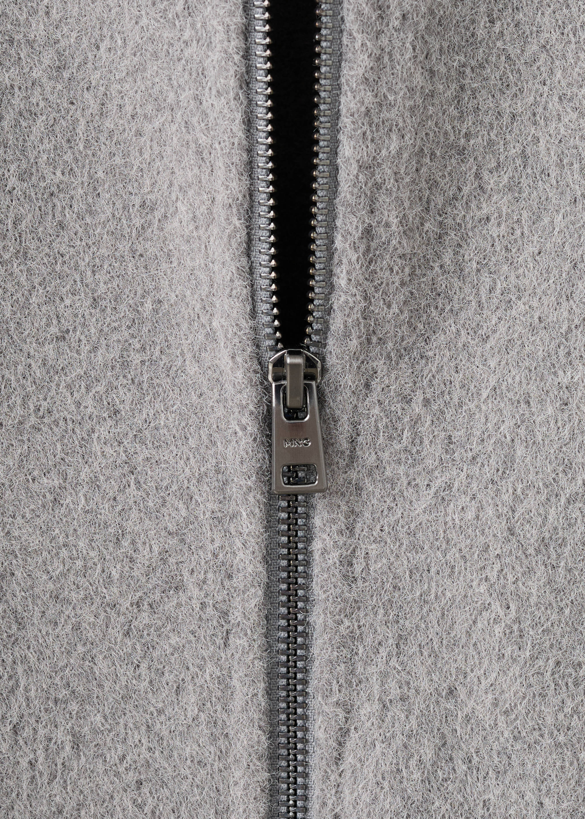 Фактурный свитшот с молнией - Деталь изделия 0