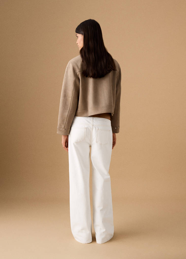 Low-waist studded jeans — Off White