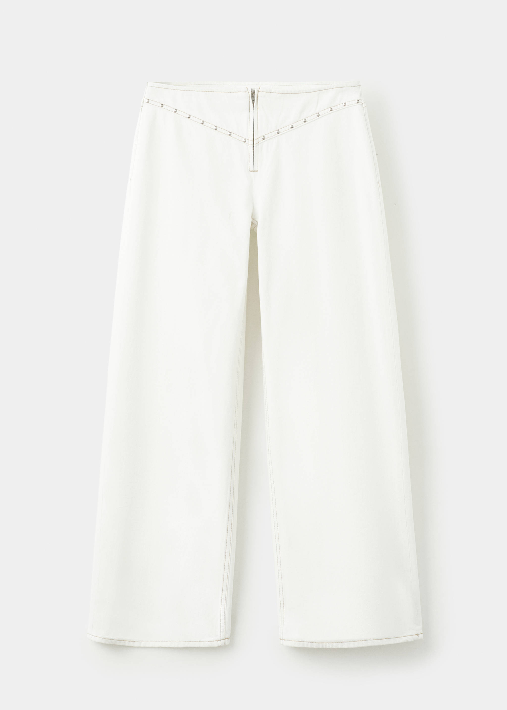 Low-Waist-Jeans mit Nieten - Artikel ohne Model