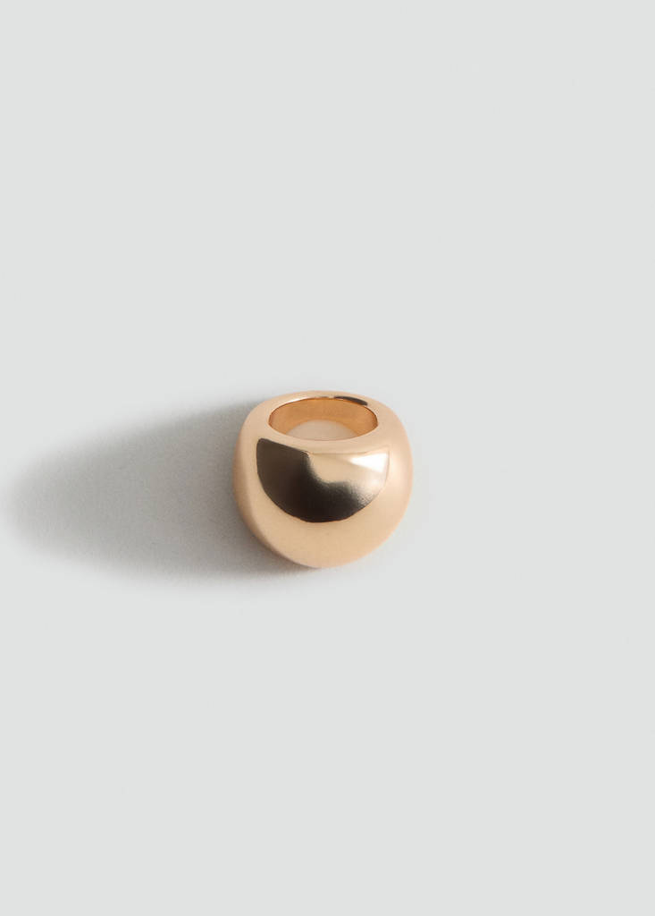 Metallic volume ring — Gold